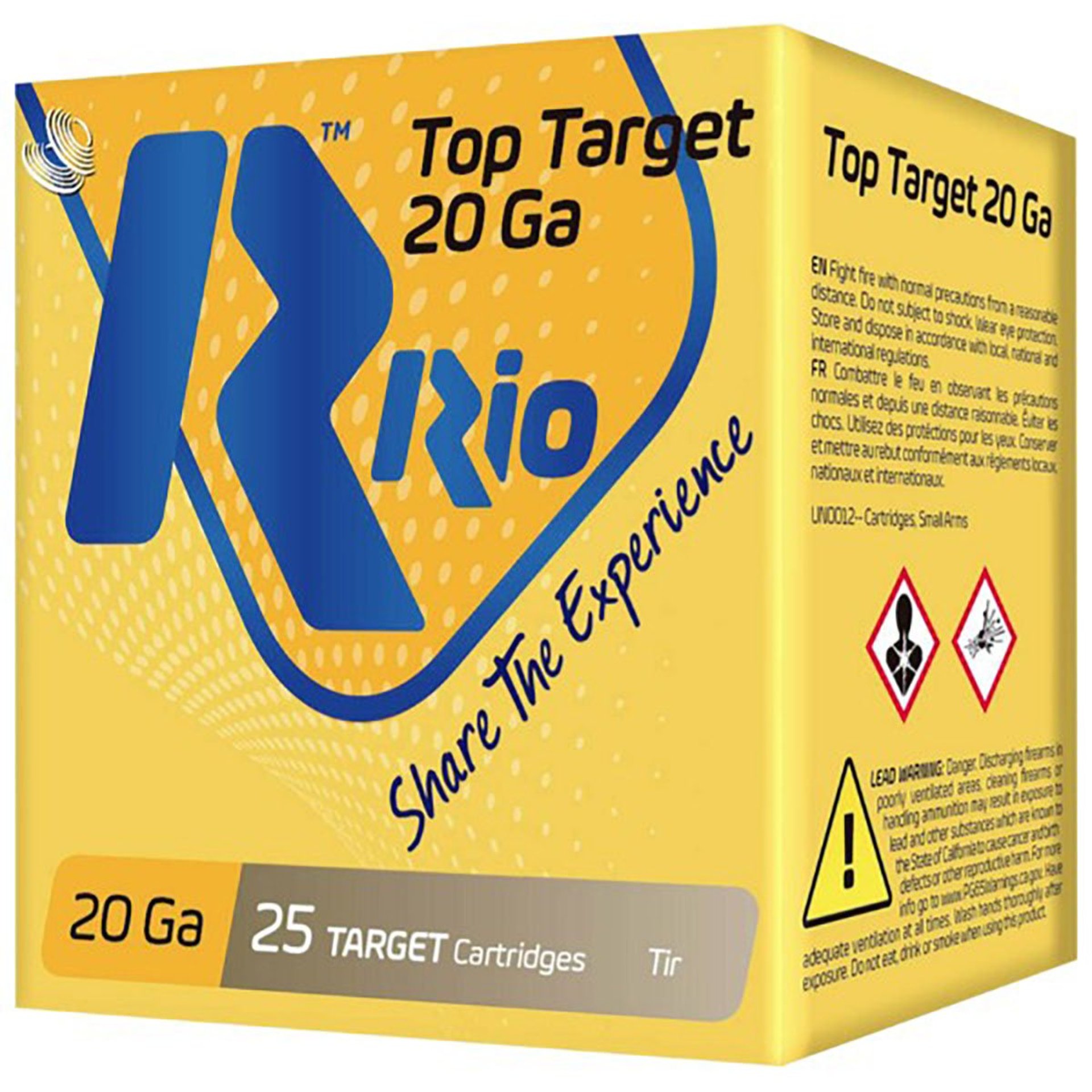 Top Target 20 GA 2-3/4" 1oz #9 Shot 1250 FPS 25/Box