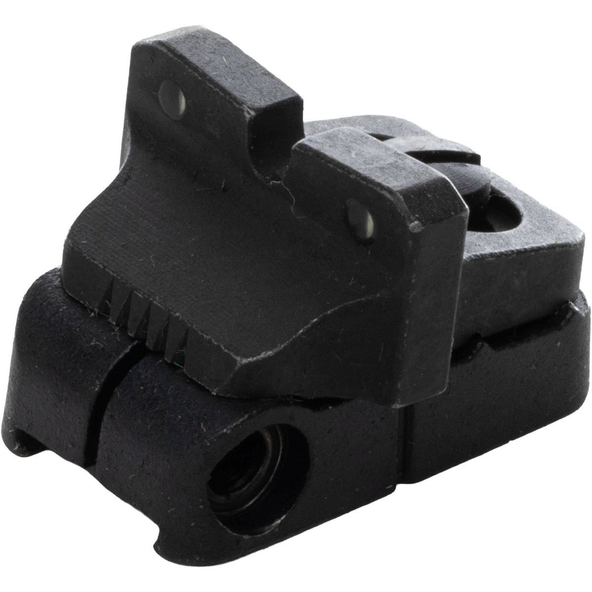 Rear Sight Adj. w/Tritum for Williams 3/8" Base Black Oxide
