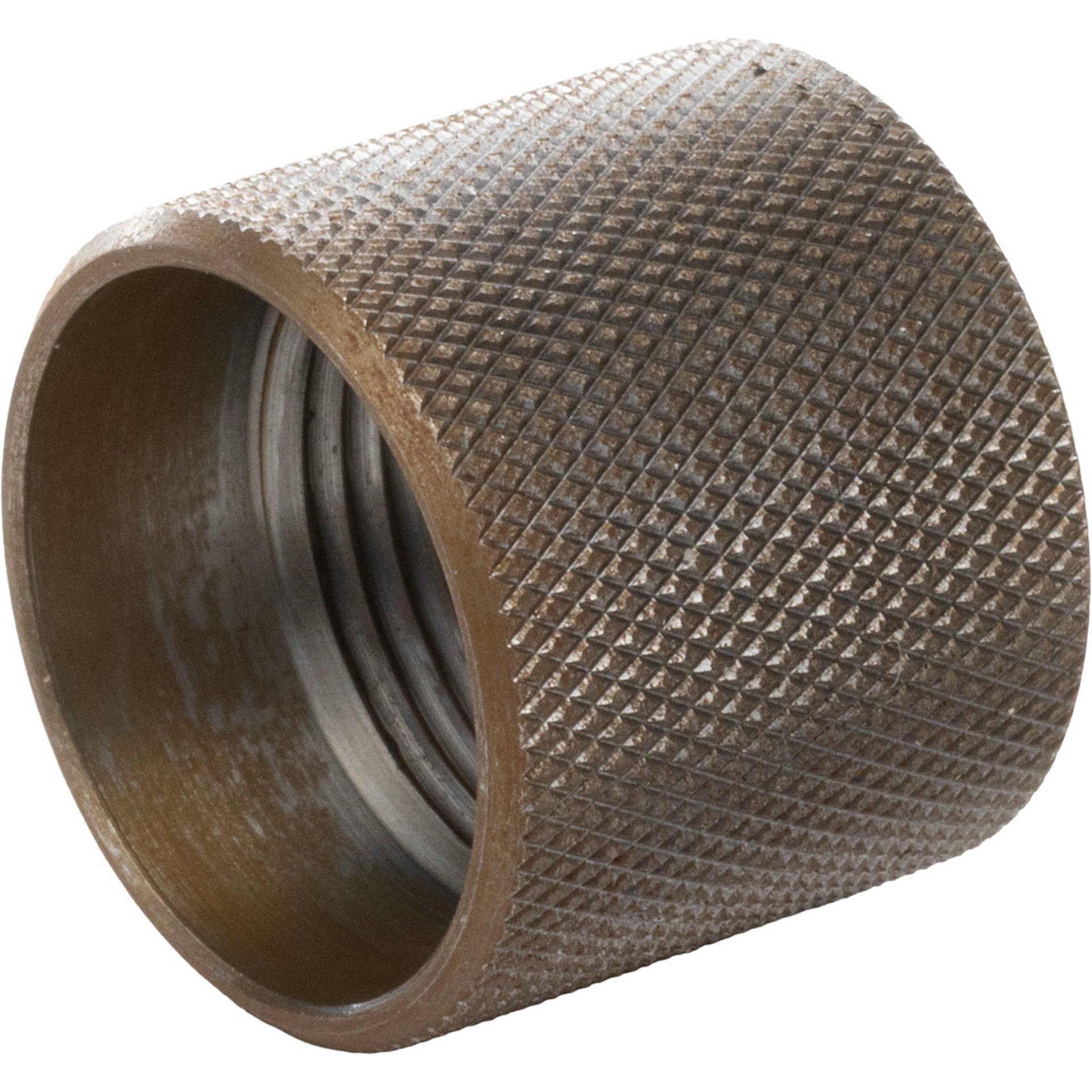 .625" Dia Knurled Thread Protector 5/8x24" Thread Silver