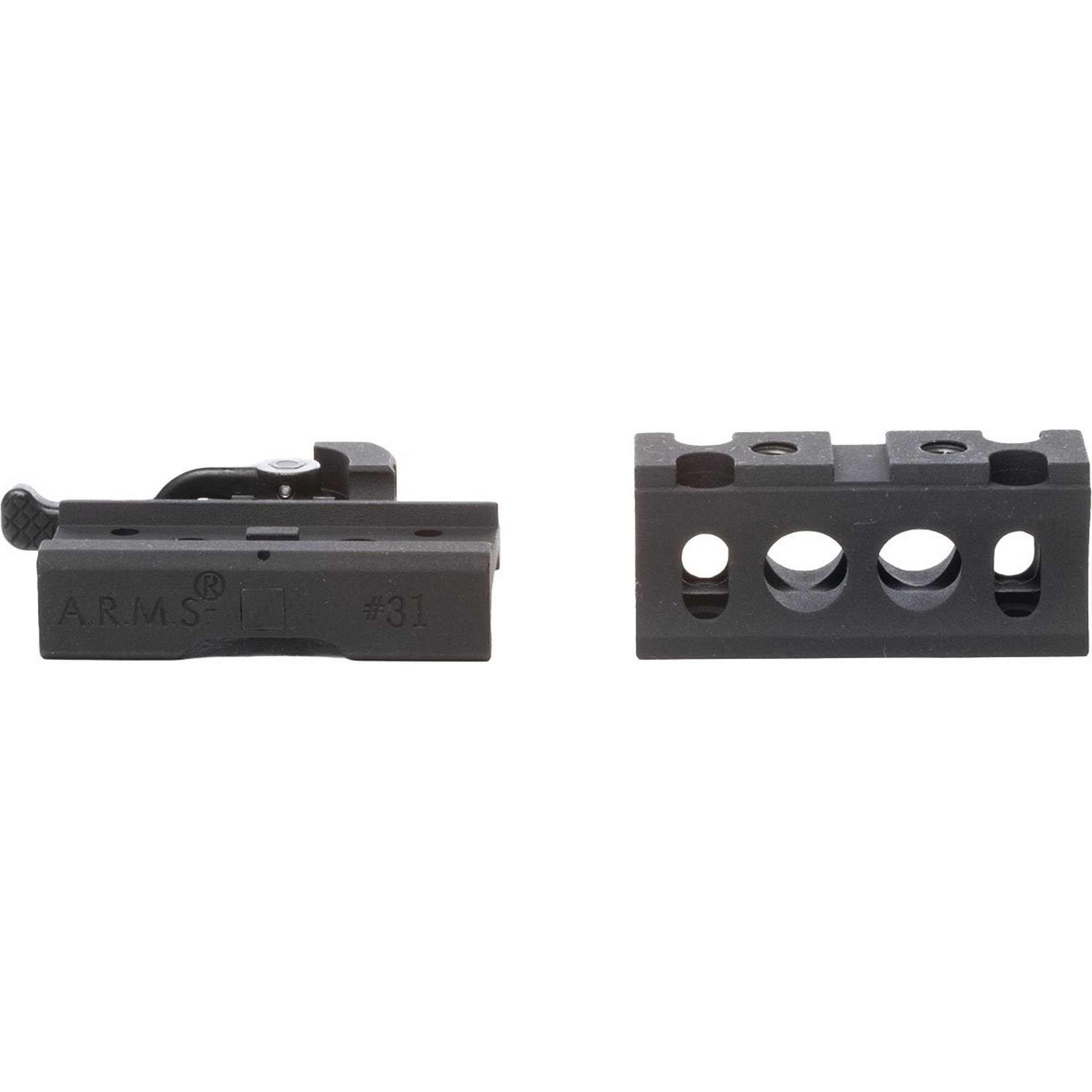#31 THROW LEVER MOUNT & SPACER FOR AIMPOINT T-1 MICRO