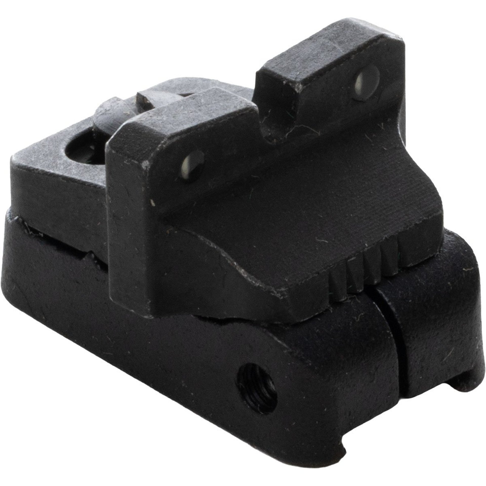 Rear Sight Adj. w/Tritum for Williams 3/8" Base Black Oxide