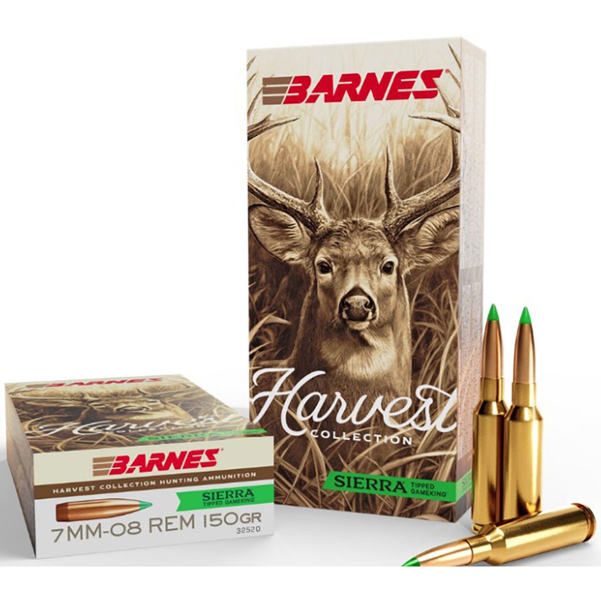 HARVEST 7MM-08 REM SIERRA TIP GAME KING POLYMYER TIP RIFLE AMMO