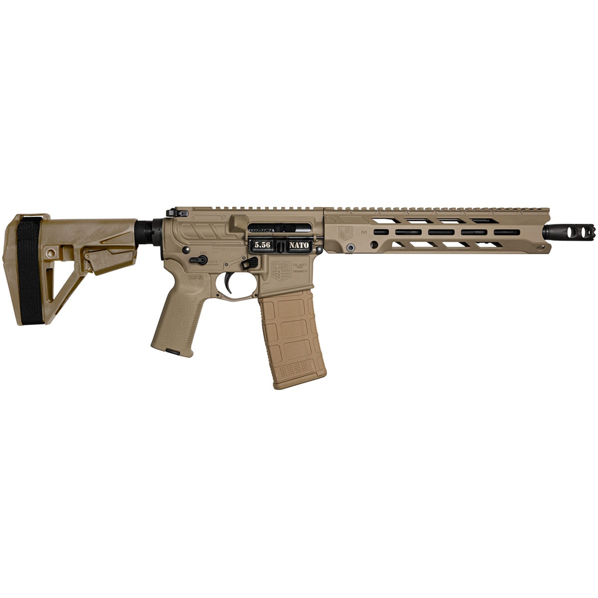 DB15 Obisidian Series 5.56 NATO 11.5" BBL (1)30RD Mag FDE