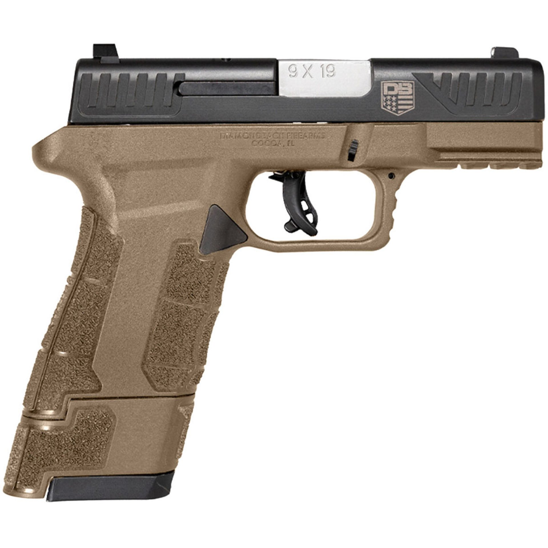 DBAM29 9mm Luger 3.5" BBL (1)17RD Mag Black/FDE