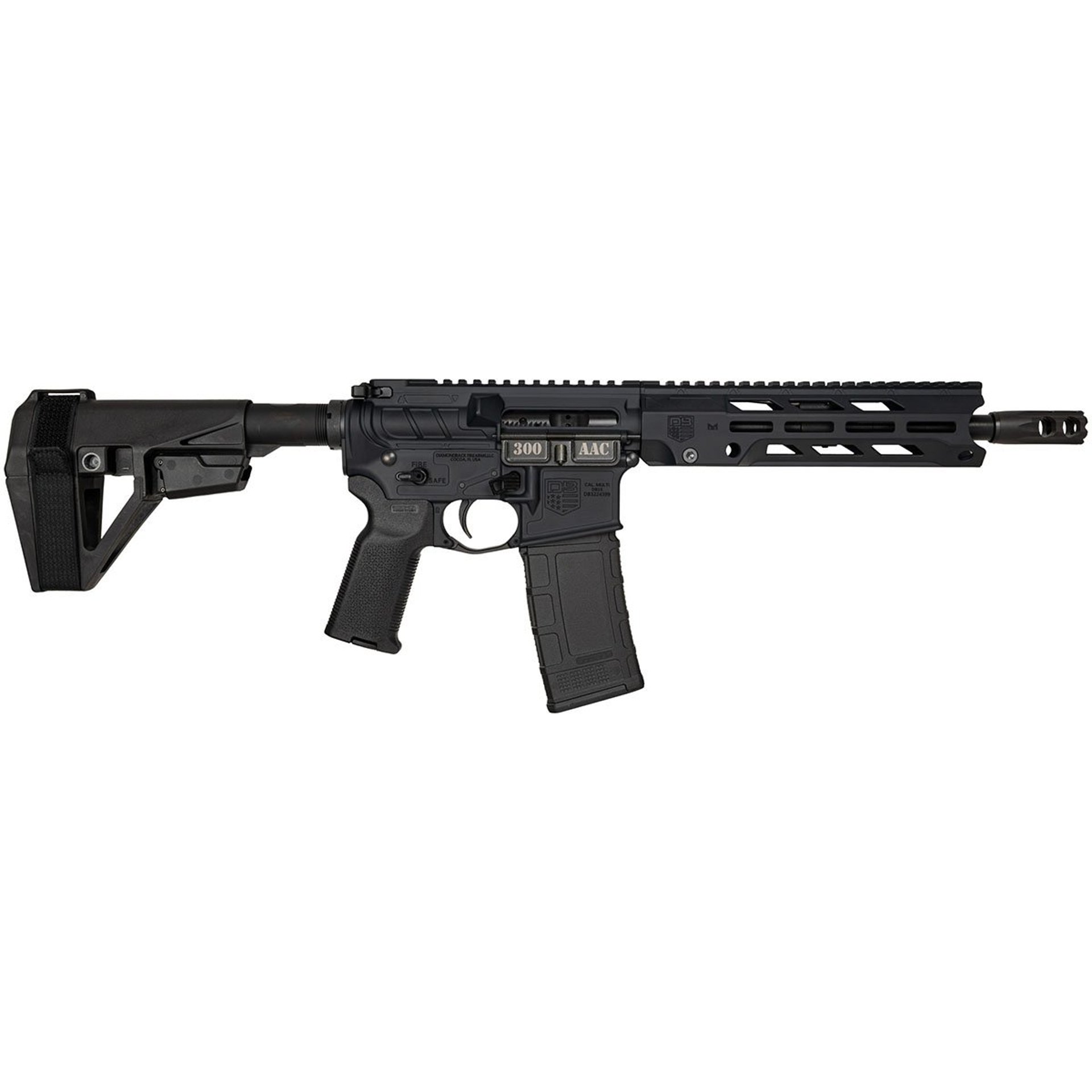 DB15 Obisian Series 300BLK 10" (1)30RD Mag Black