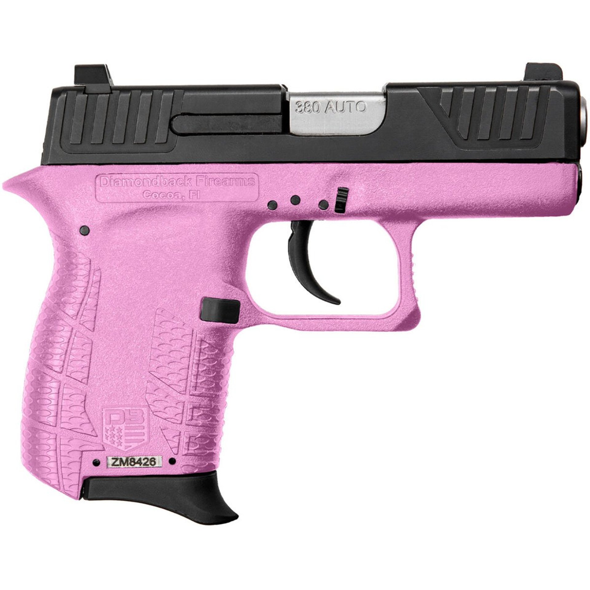 DB380 G4 380 ACP 2.8" BBL (1)6RD Mag Black/Pink