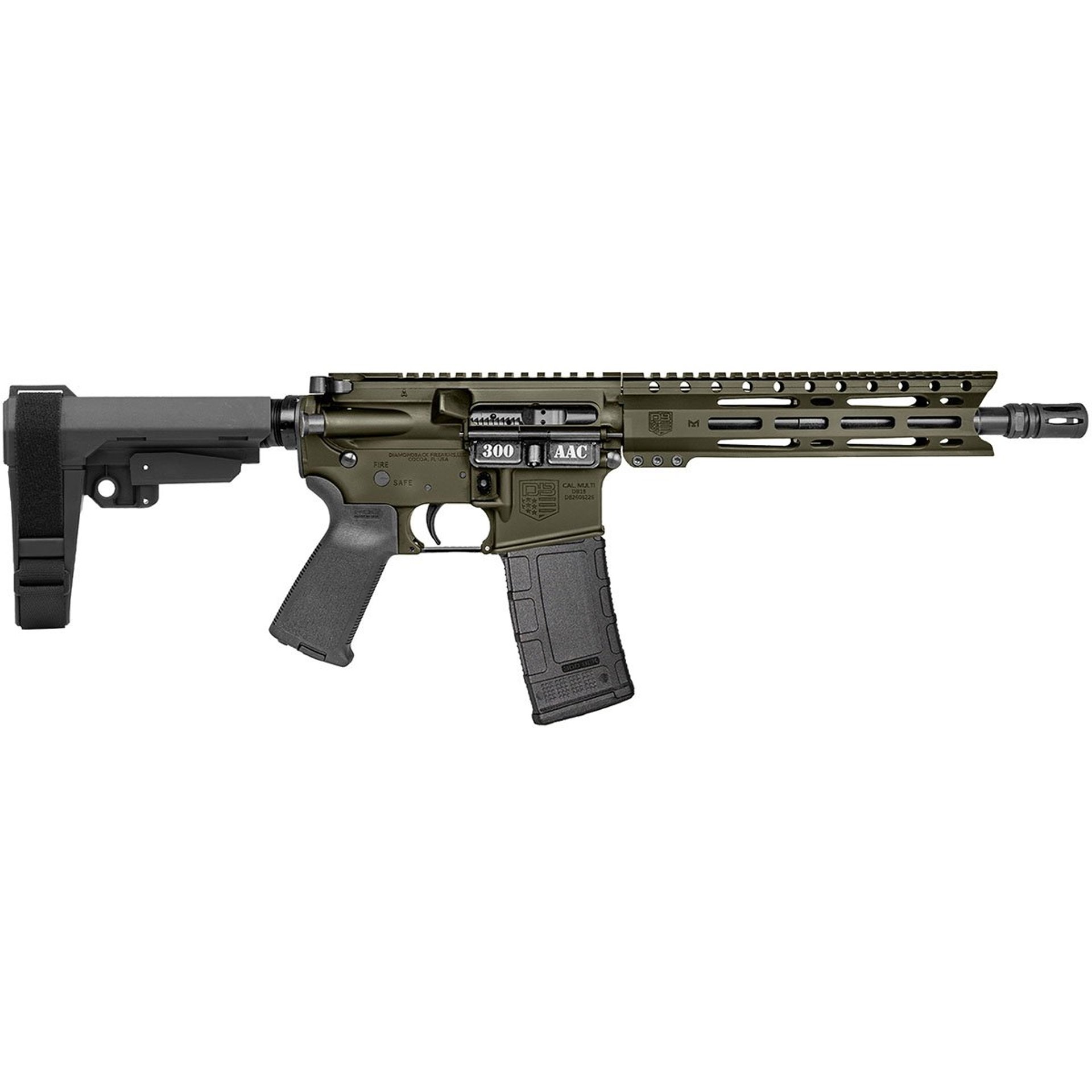 DB15 Carbon Series 300BLK 10"BBL (1)30RD Mag ODG