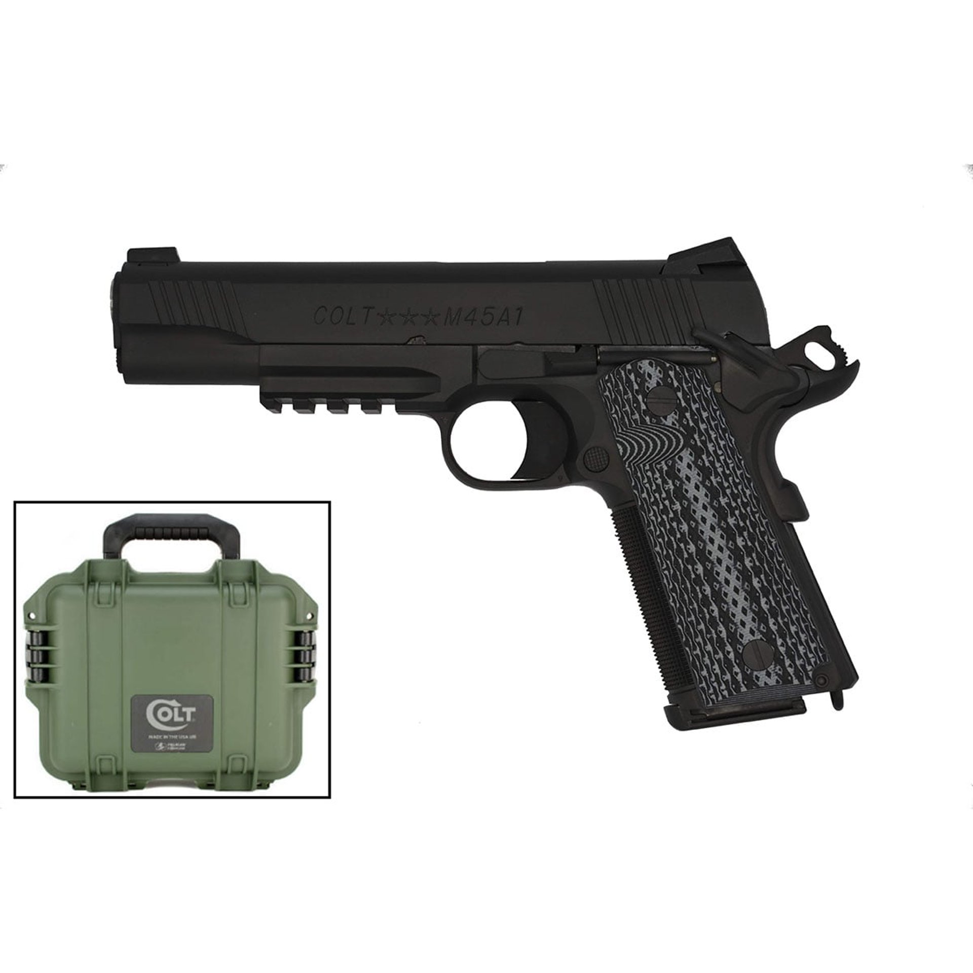 Custom Shop CQB 45 ACP 5" BBL (1)8RD Mag Black