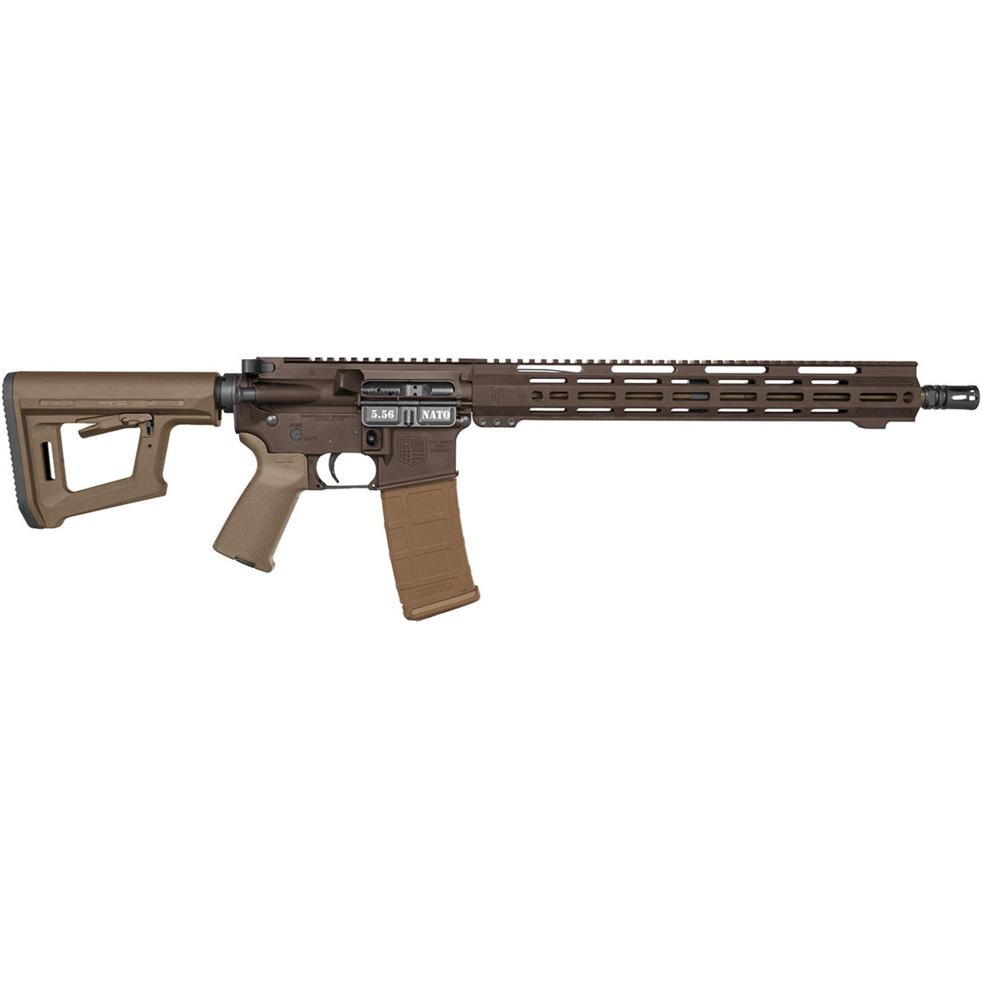 DB15 Carbon Srs 5.56 NATO 16" BBL (1)30RD Mag Brown