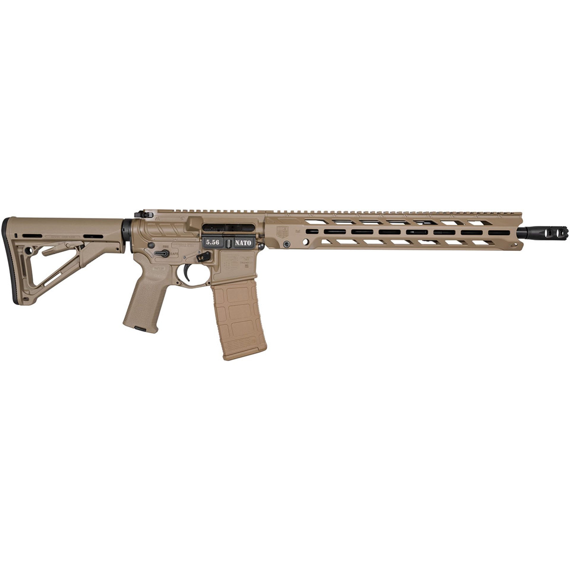 DB15 Obsidian Series 5.56 NATO 16"BBL (1)30RD Mag FDE