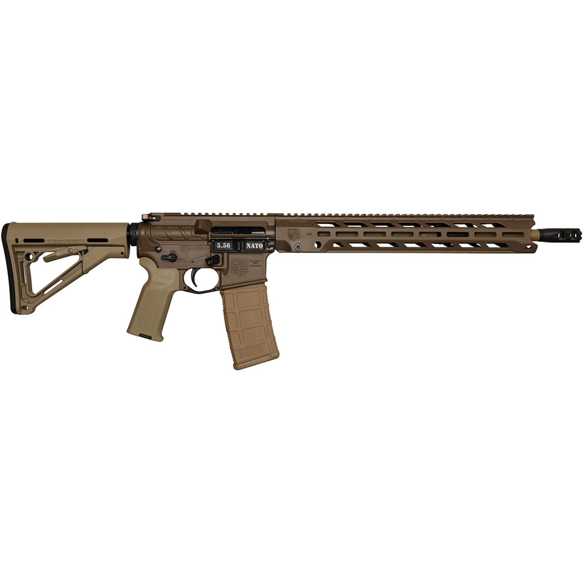 DB15 Obsidian Series 5.56 NATO 16"BBL (1)30RD Mag Brown