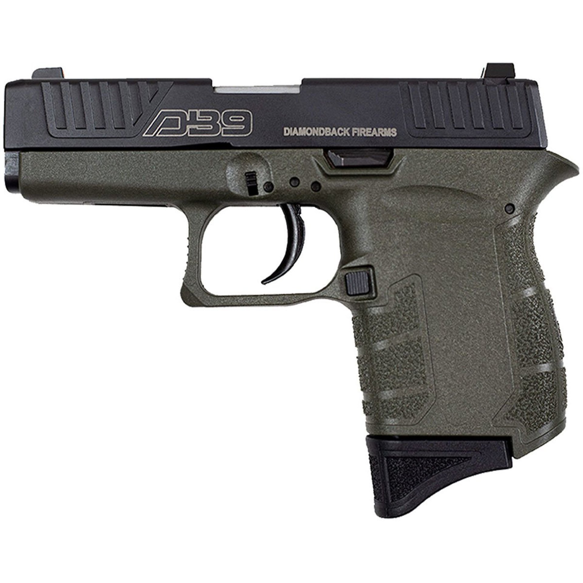DB9 Gen 4 9mm Luber 3.1" BBL (1)6RD Mag Black/ODG