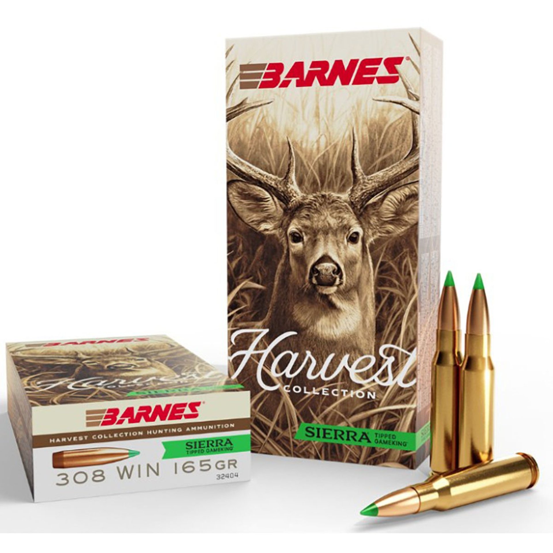 HARVEST 308 WIN SIERRA TIPPED GAME KING POLYMER TIP RIFLE AMMO