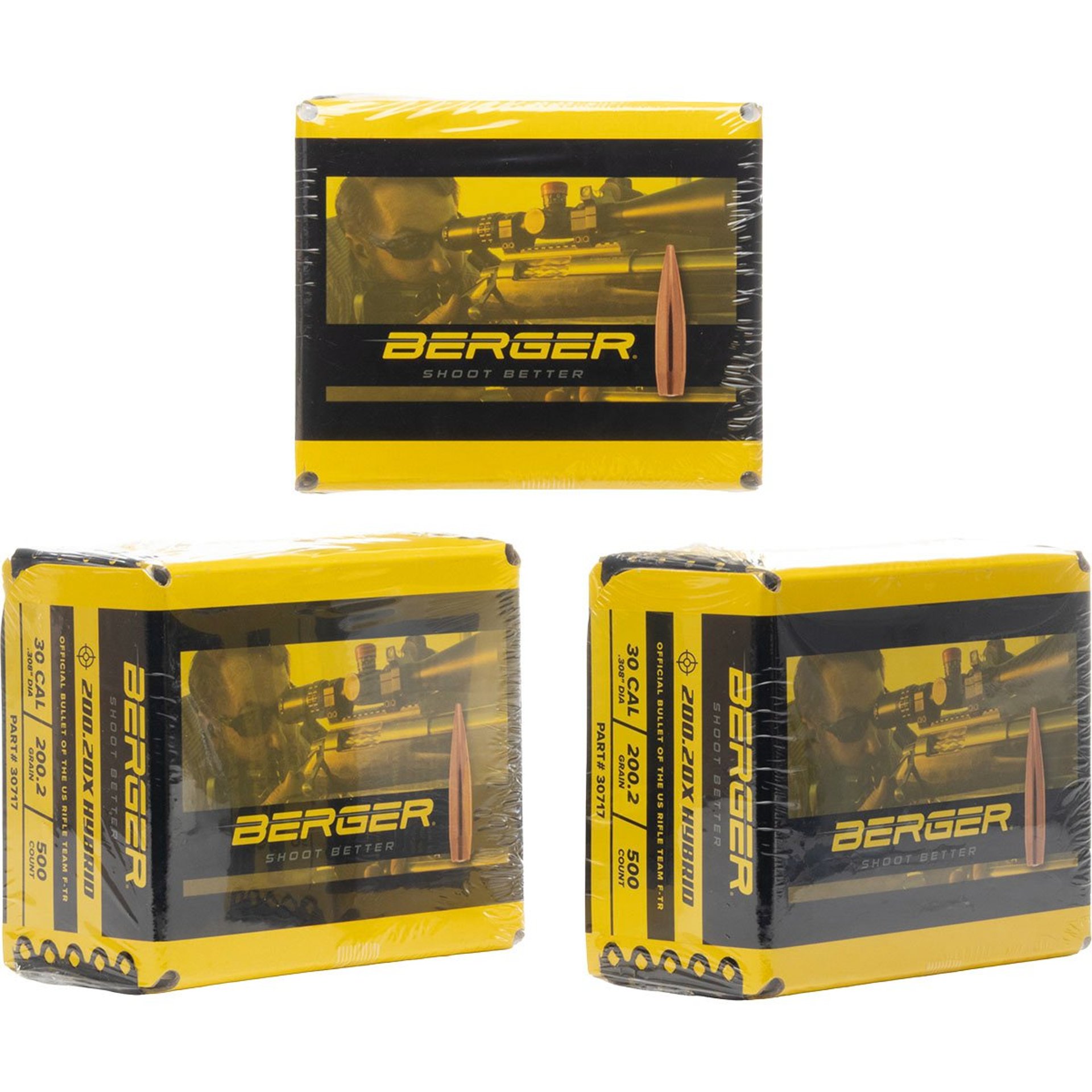 Hybrid Target 30 Caliber (0.308") 200.20X Hybrid BT 1500/Bx