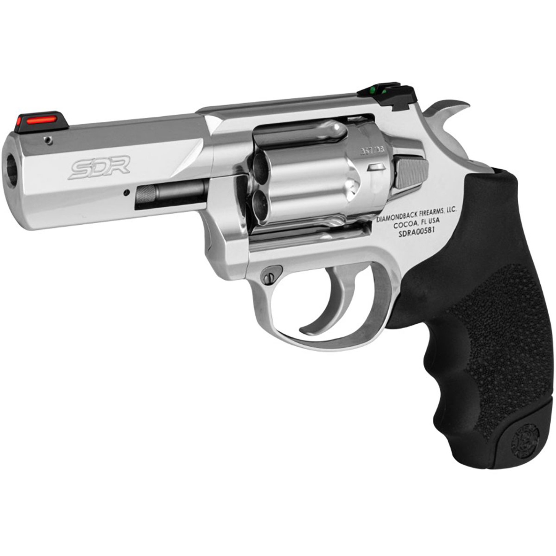 SDR .357 Mag/38 SPL +P 3" BBL FO 6RD SA/DA Polished SS