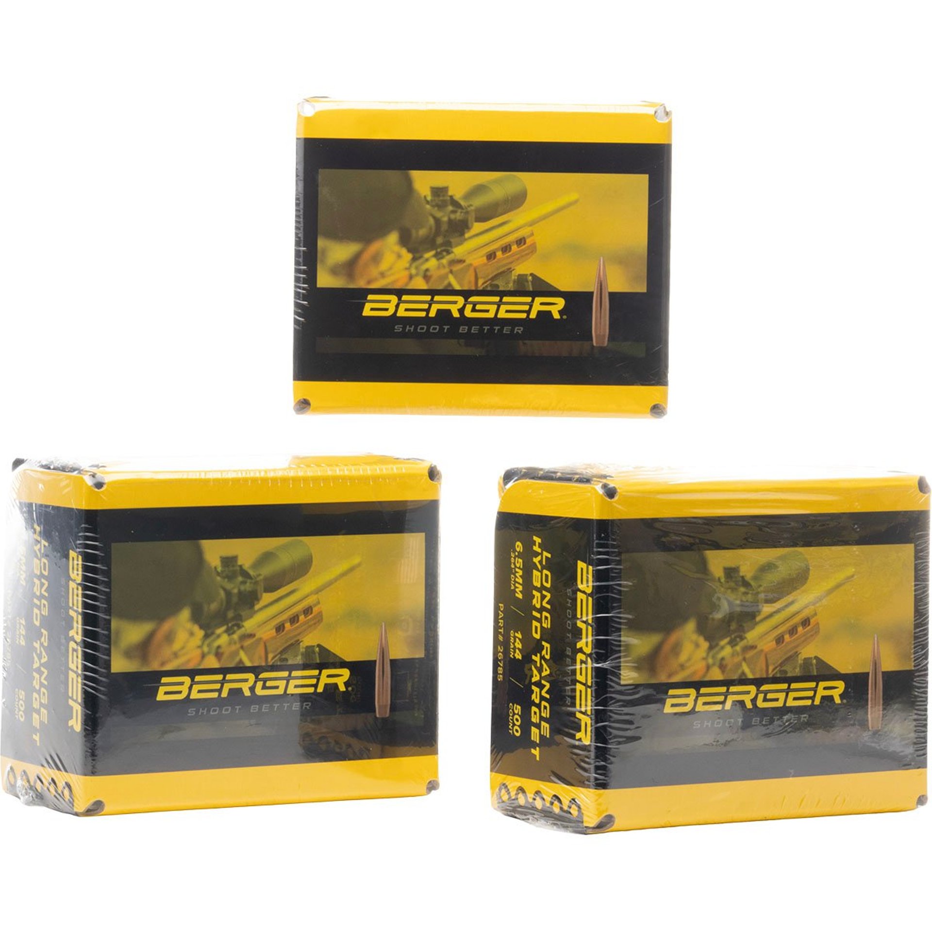 6.5mm (0.264") 144gr Long Range Hybrid Target 1500/Box