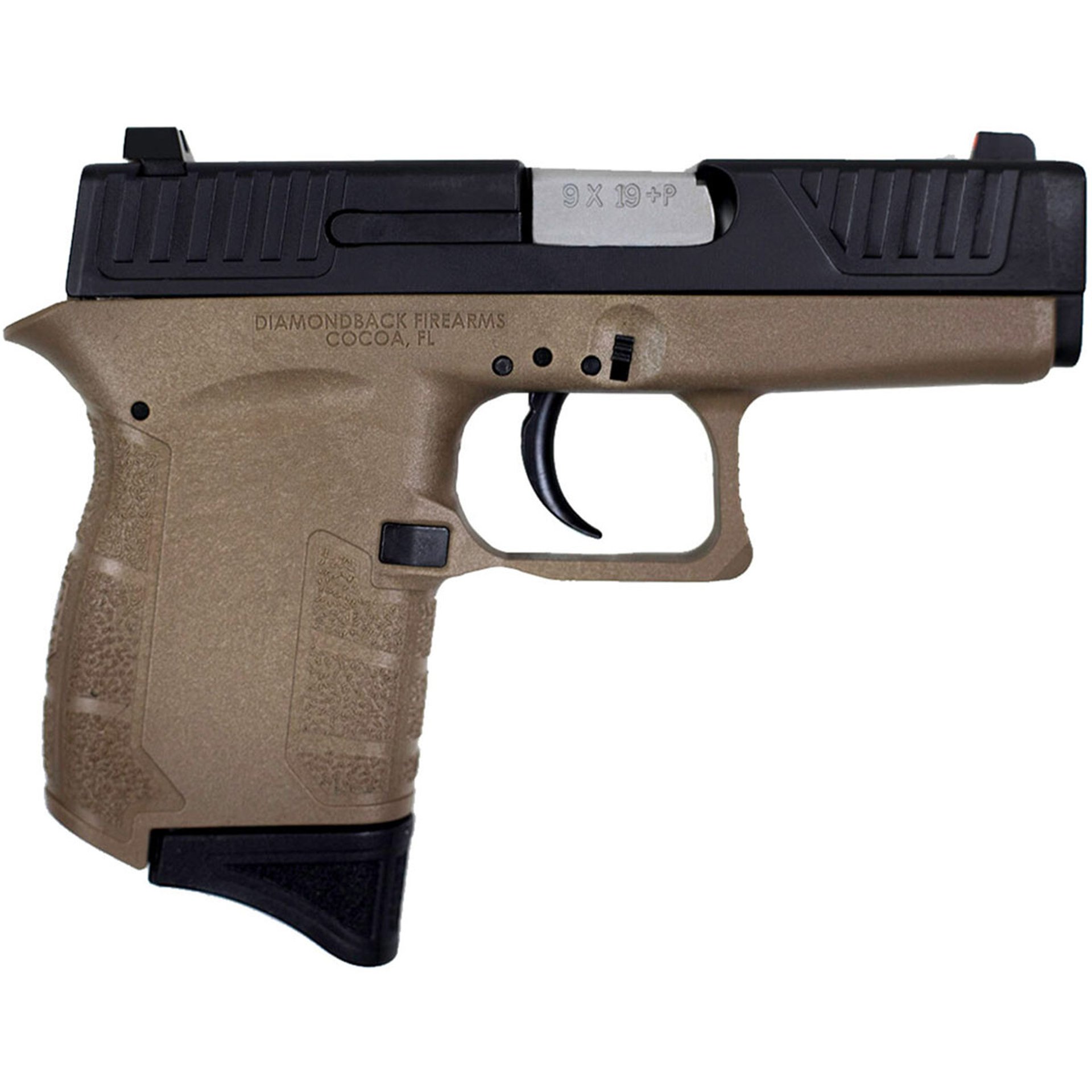 DB9 Gen 4 9mm Luber 3.1" BBL (1)6RD Mag Black/FDE