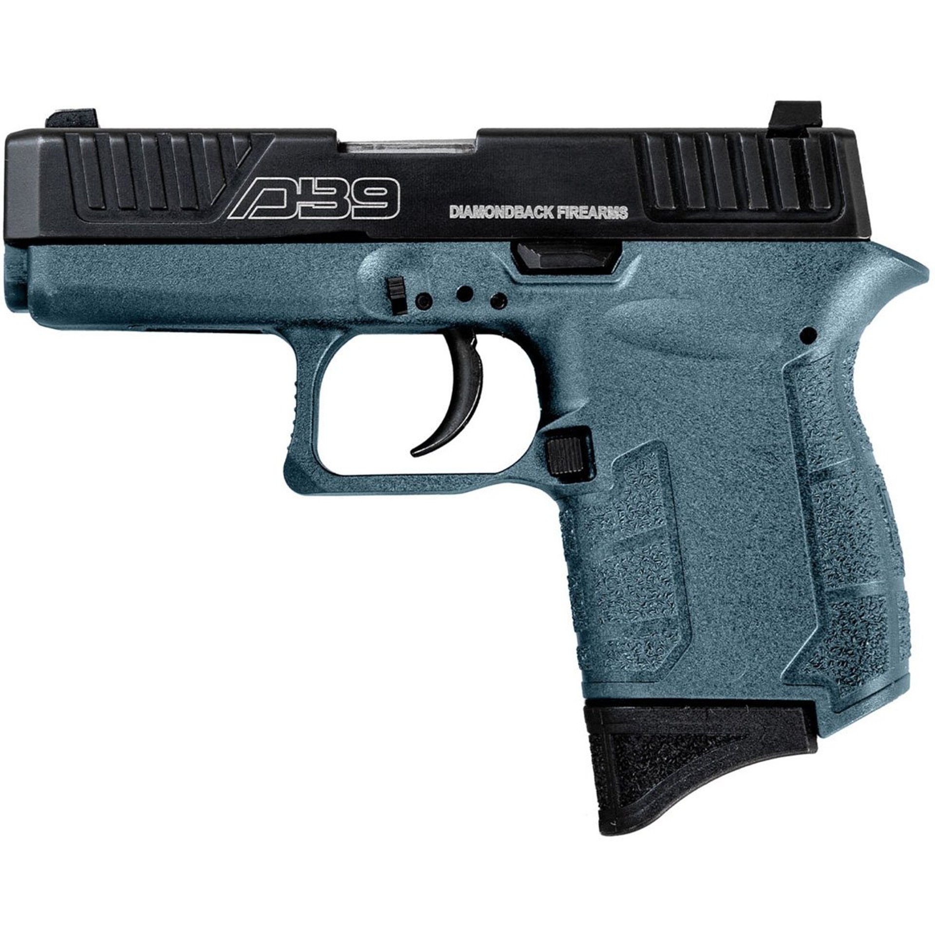 DB9 Gen 4 9mm Luber 3.1" BBL (1)6RD Mag Black/JJ Blue