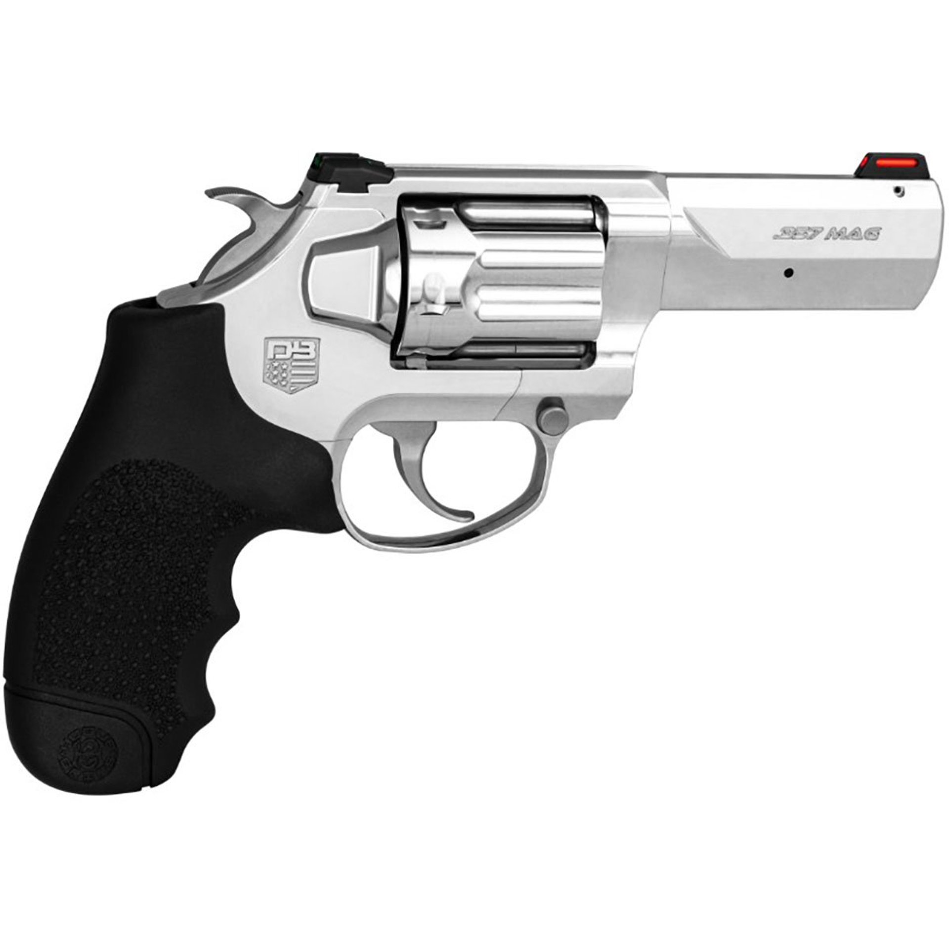 SDR .357 Mag/38 SPL +P 3" BBL FO 6RD SA/DA Polished SS