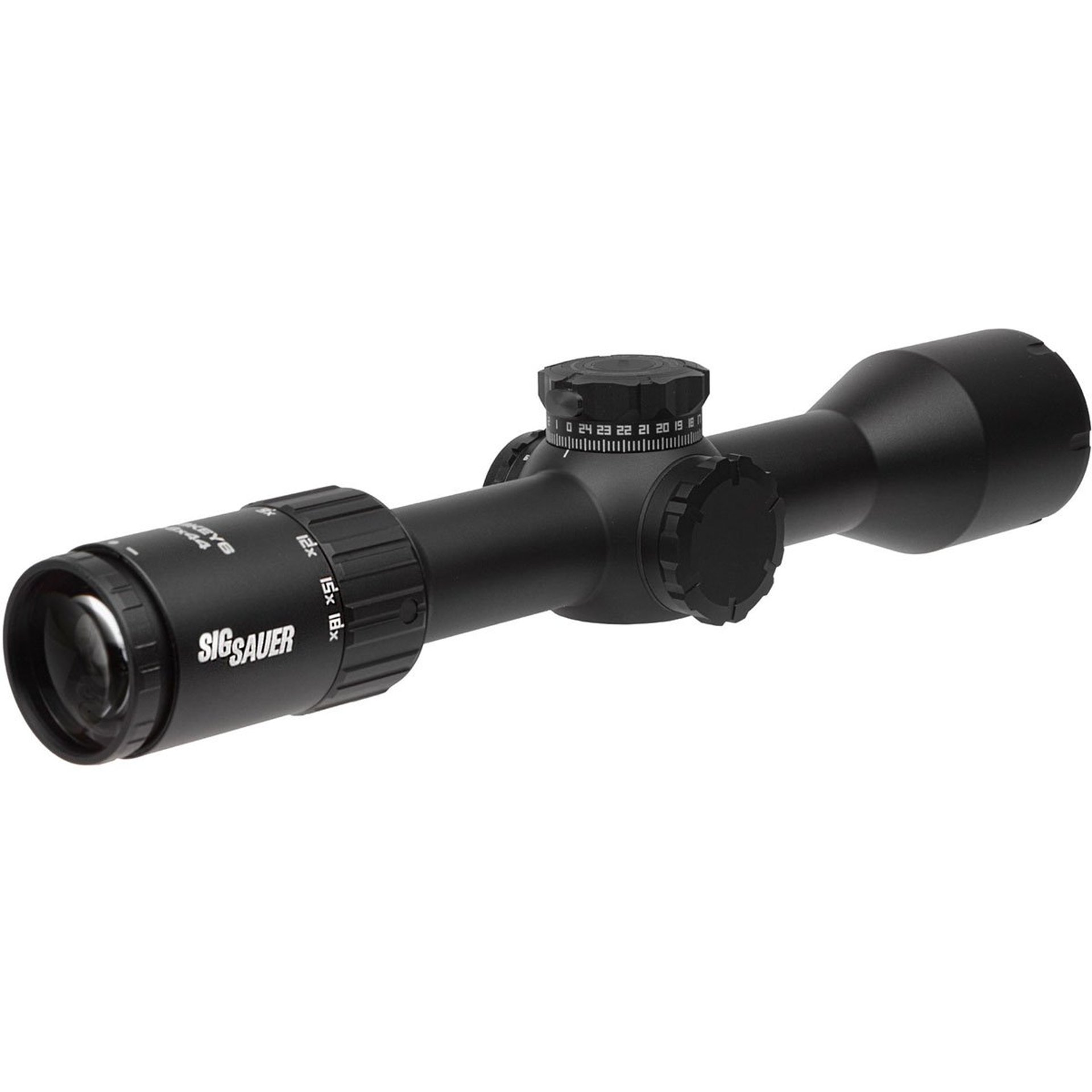 Whiskey6 3-18x44mm FFP Milling Hunter 2.0  MRAD Ret Black