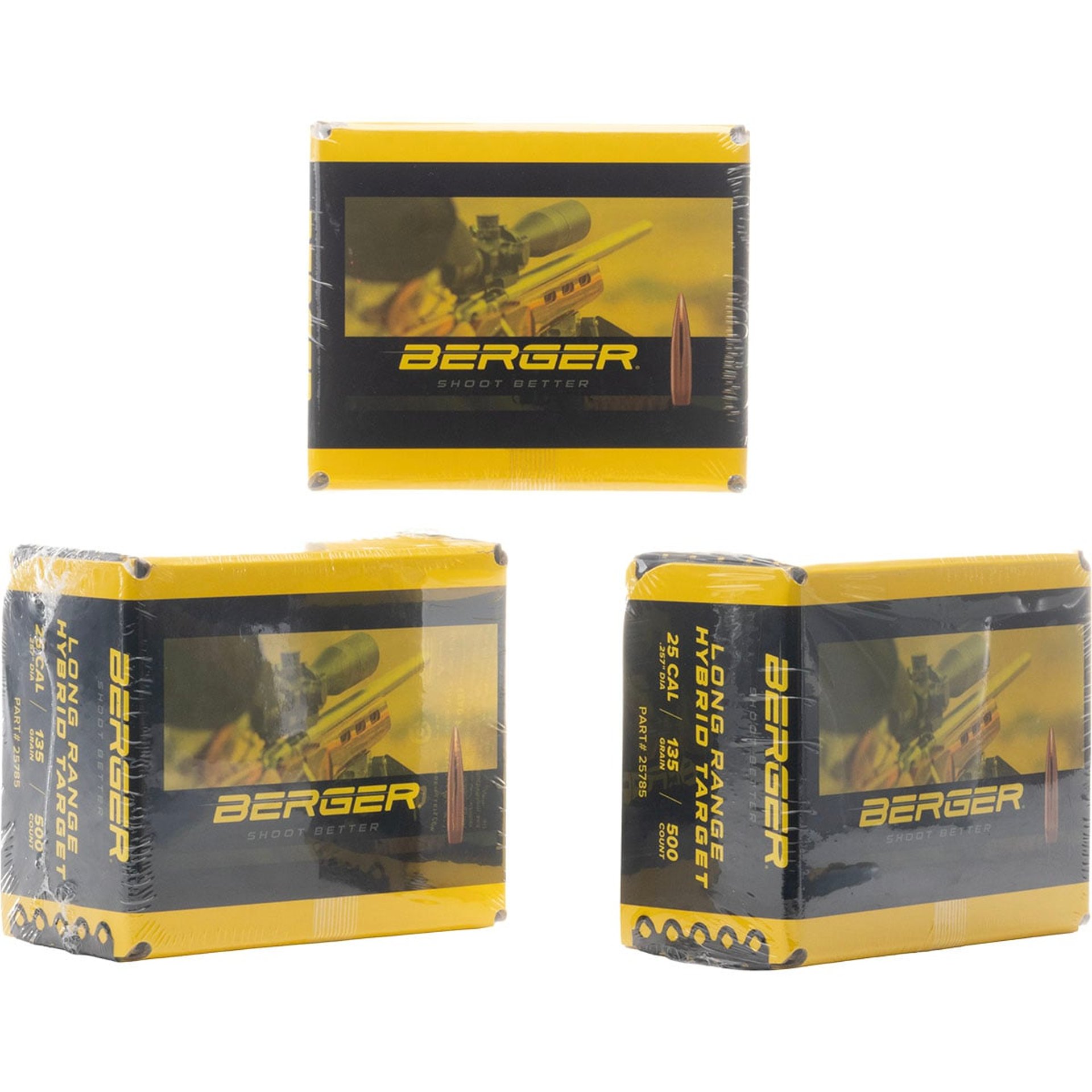 25 Caliber (0.257") 135gr LR Hybrid Target BT 1500/Box