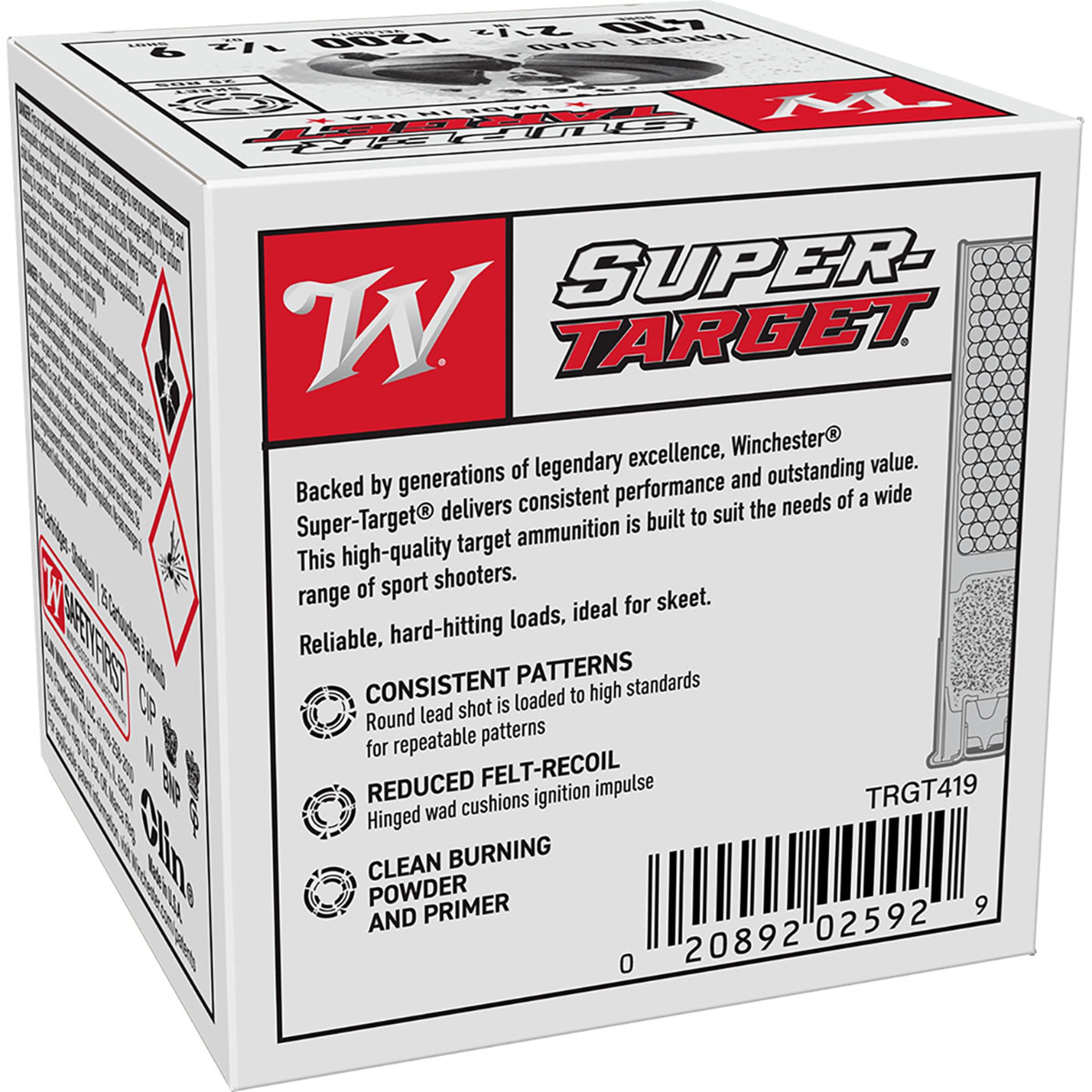 Super Target 410 Bore 2-3/4" 1/2oz #9 Shot 25/Box