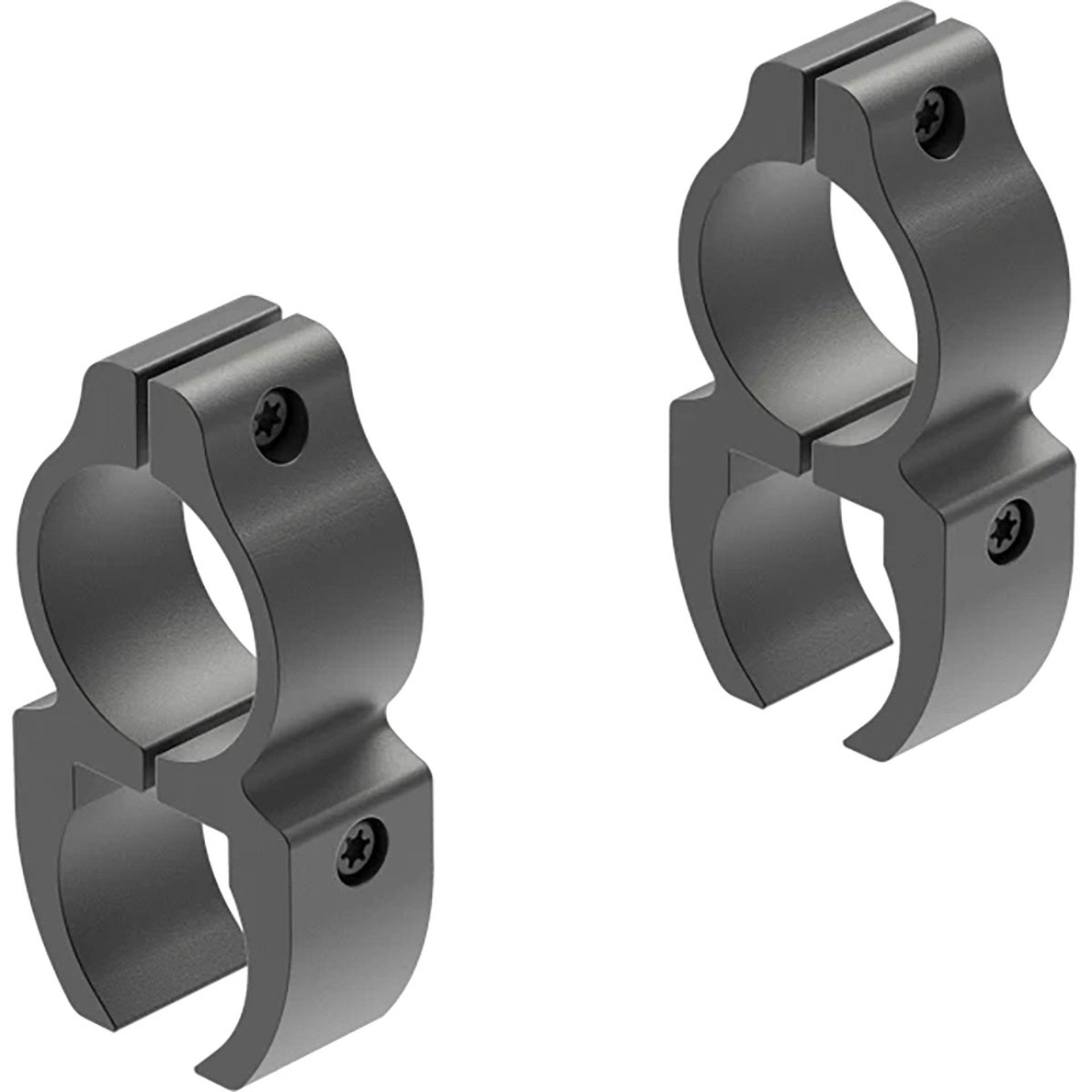 Rifleman G2 1" See-Thru High 1.61" Elev for .22 RF 2-Pc