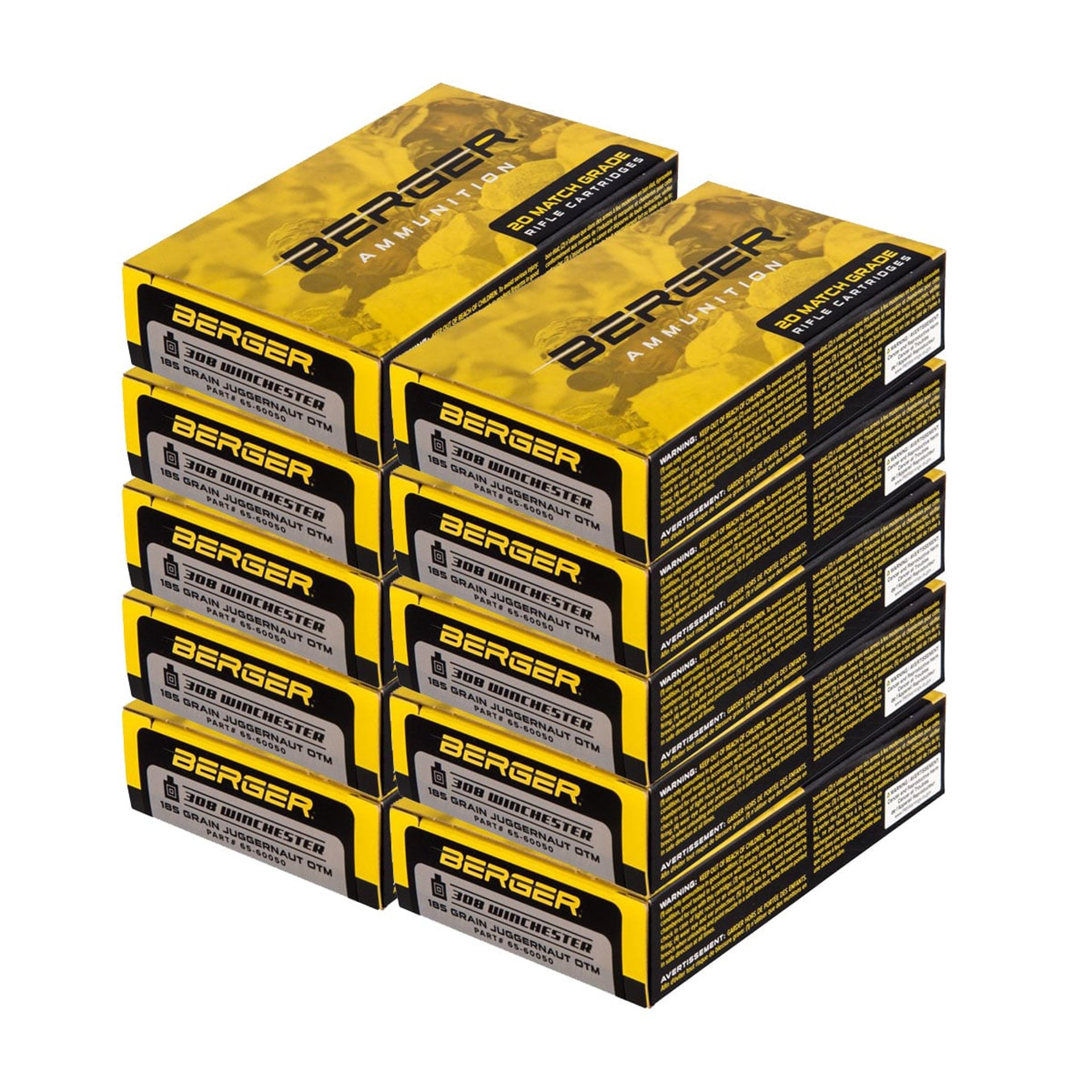 308 Winchester 185gr Juggernaut OTM 200/Case