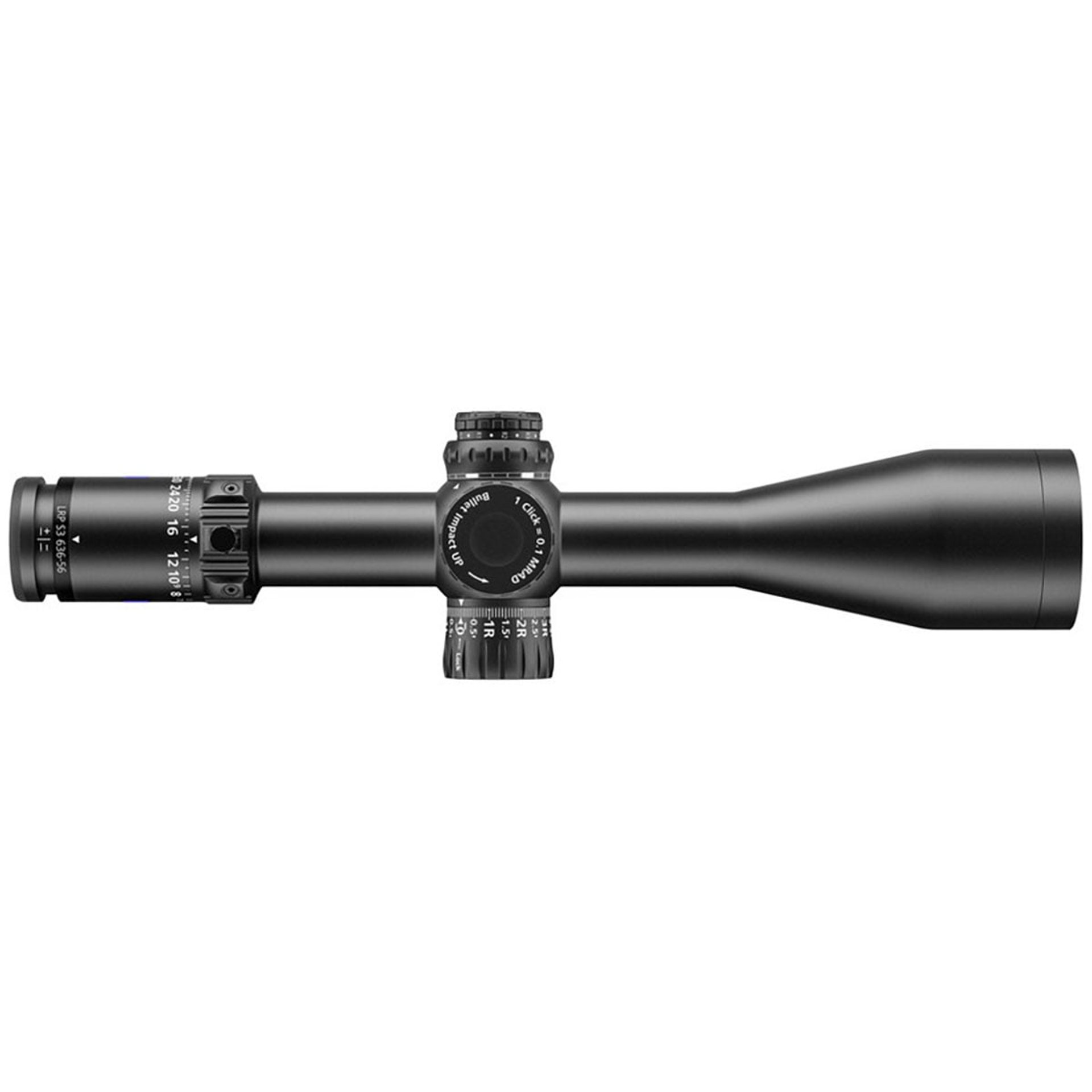 LRP S3 6-36x56mm FFP Ill ZF-MRi Reticle .1 MRAD Black