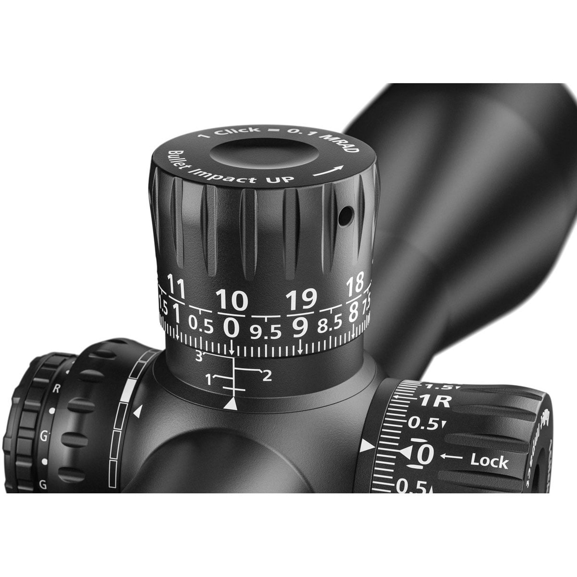 LRP S3 4-25x50mm FFP Ill ZF-MRi Reticle .1 MRAD Black
