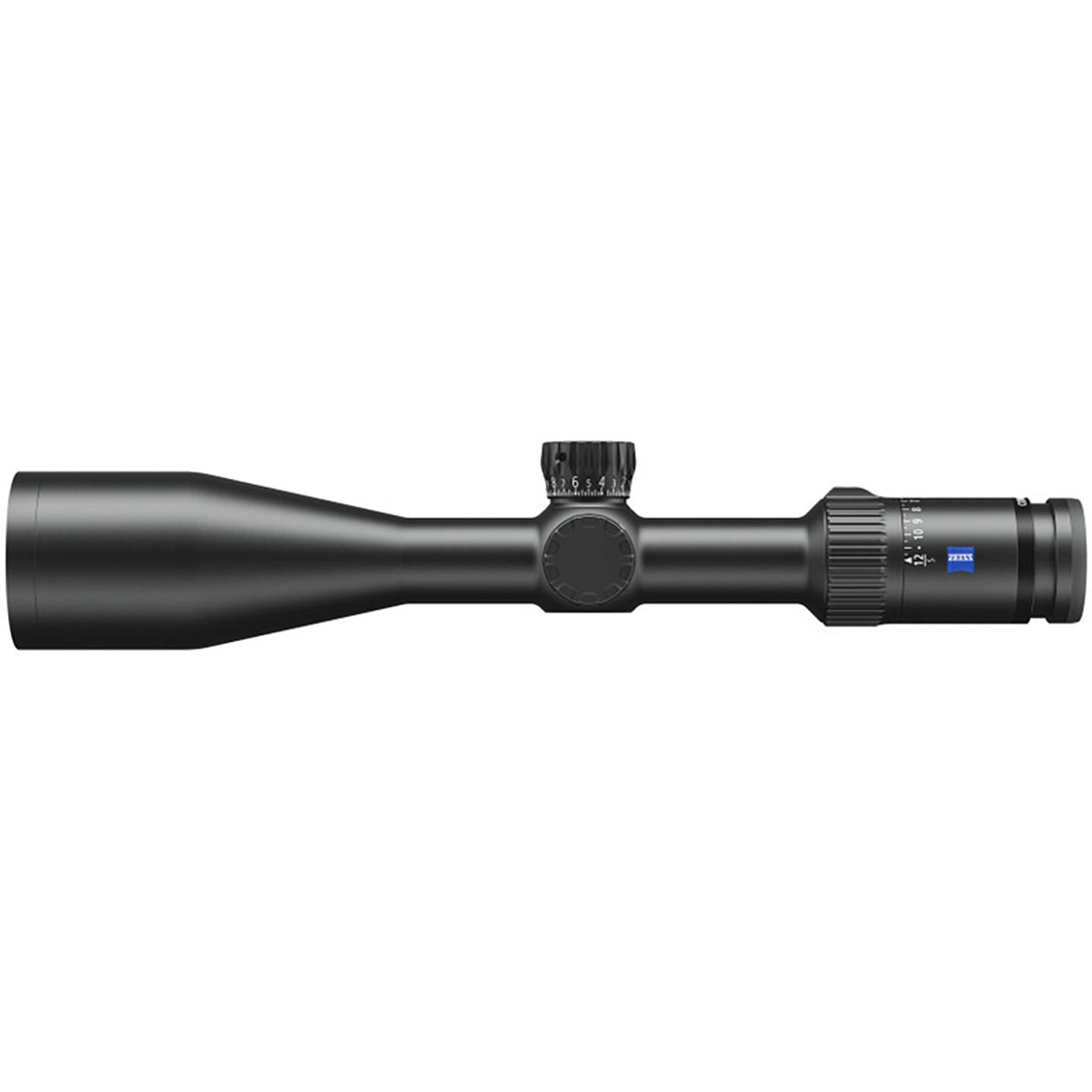 Conq V4 3-12x56 SFP Ill Plex w/Exterior Elev Turret Black