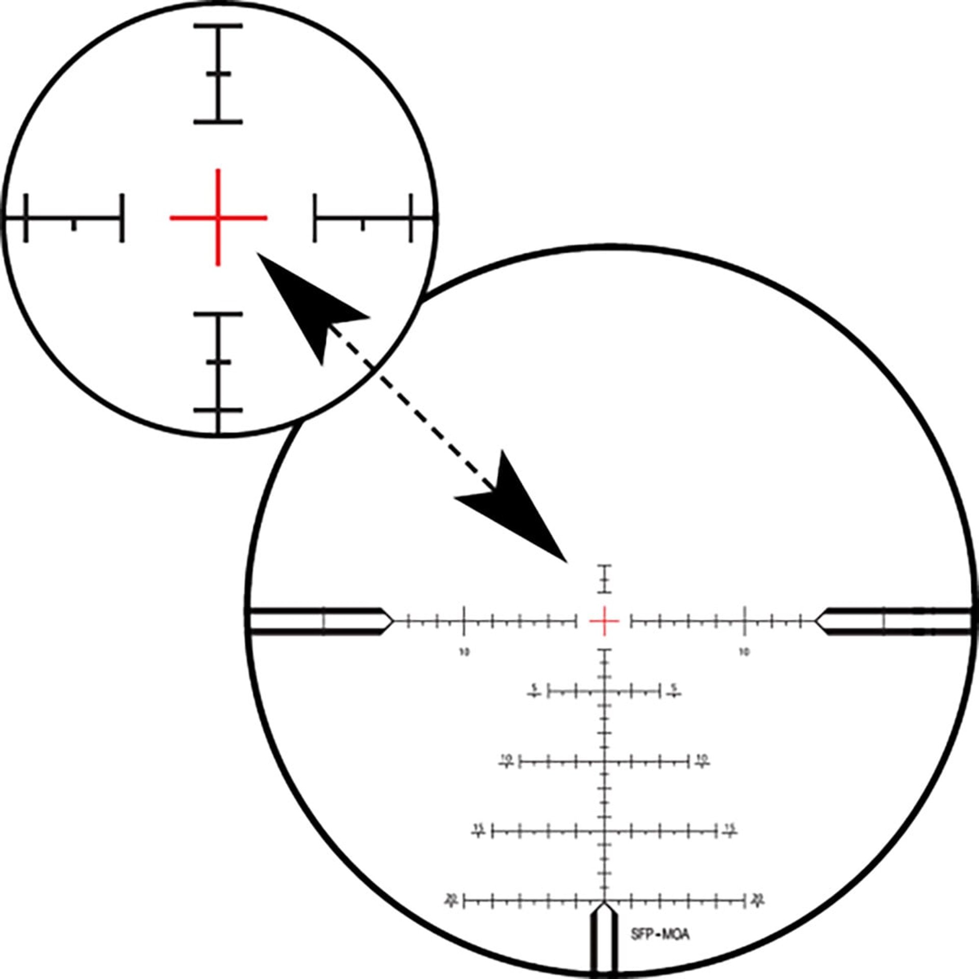 Conq V4 4-16x50 SFP Ill ZBi Reticle w/External Elev Turret