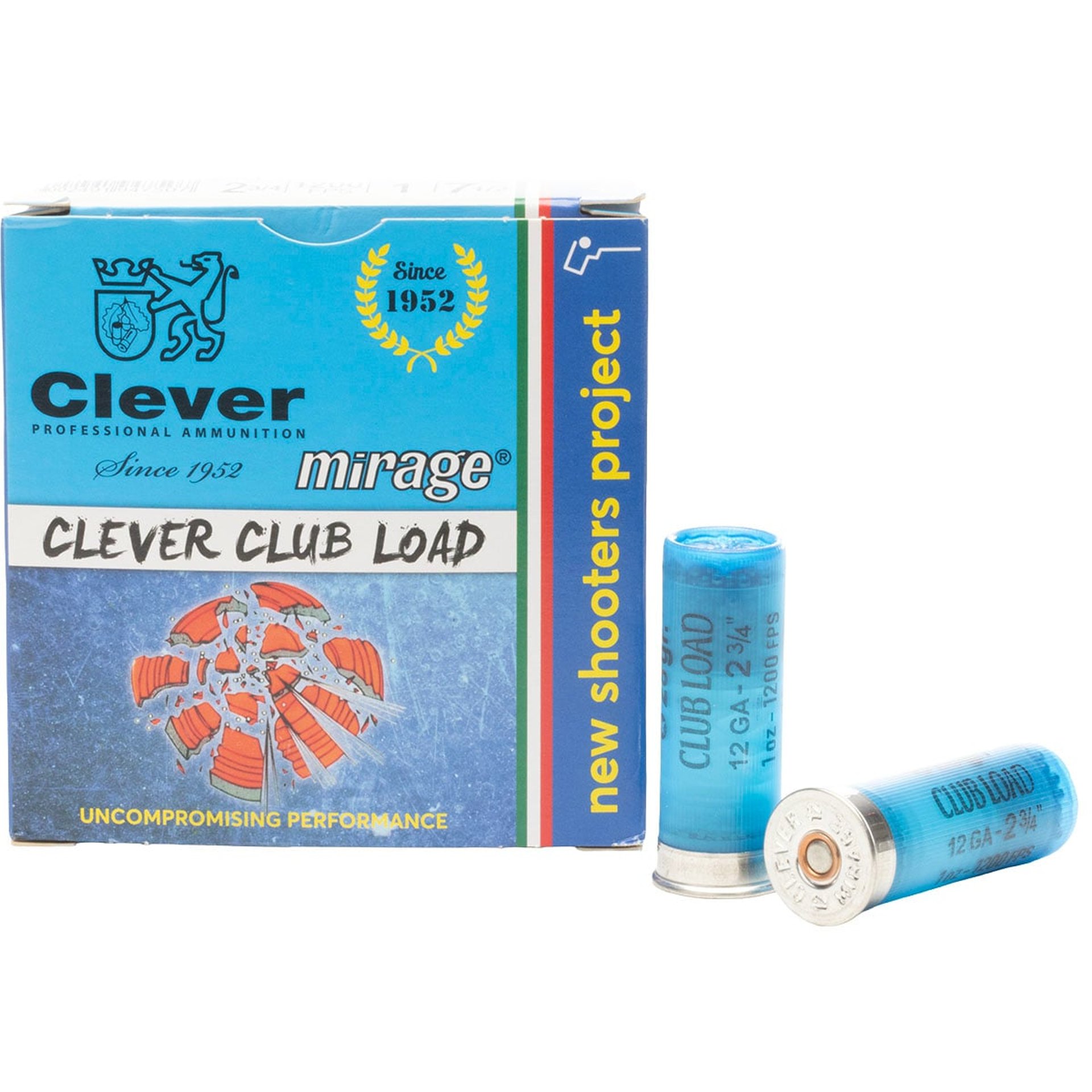 CLUB LOAD 12 GA 2-3/4" 1 OZ 1,200 FPS TARGET SHOTSHELL AMMO