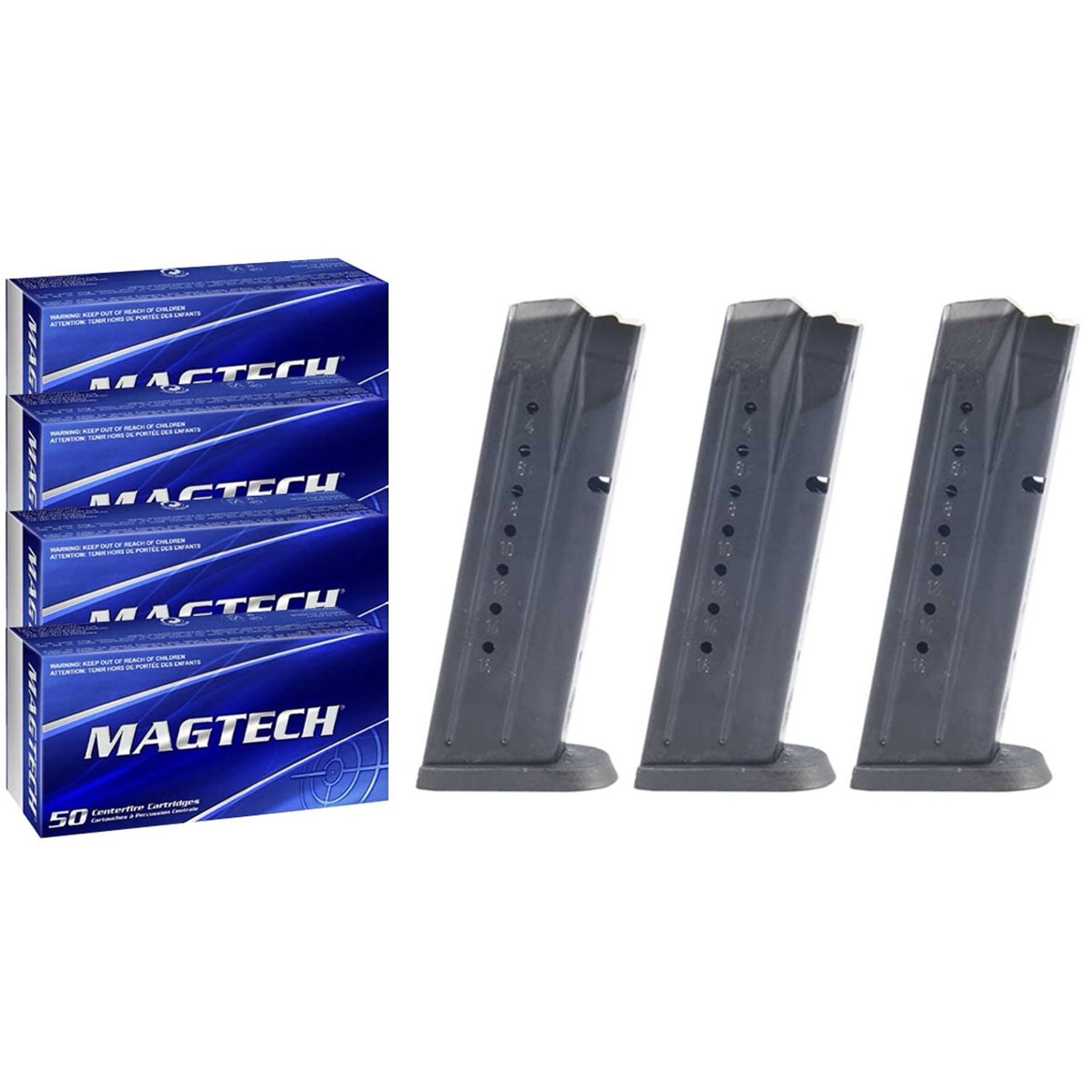 Sport Shooting 9mm Luger 115gr 200RD w/3x M&P 17RD Mags