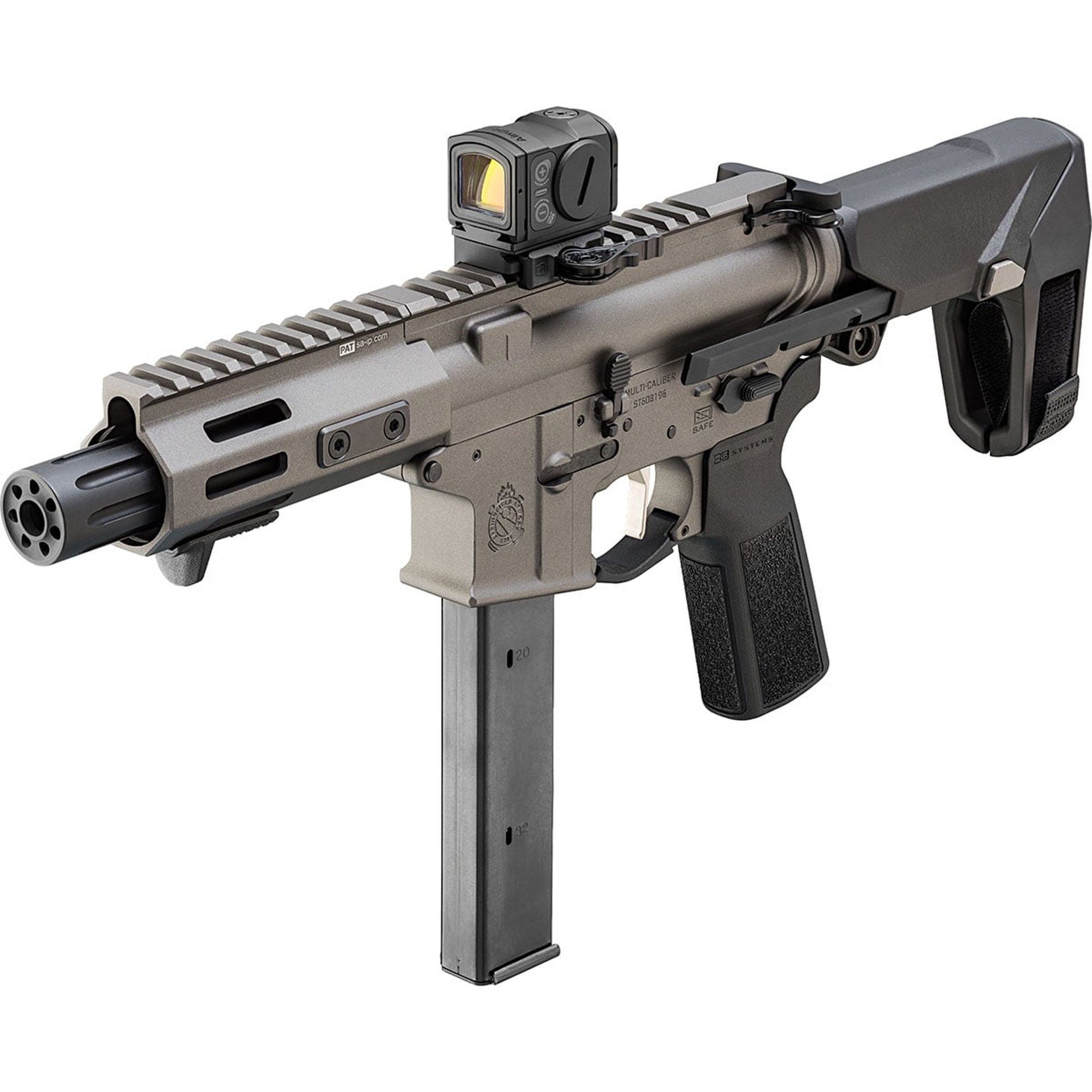 Saint Victor 9mm Luger 5.5"BBL (1)32RD Mag Tungsten Gray