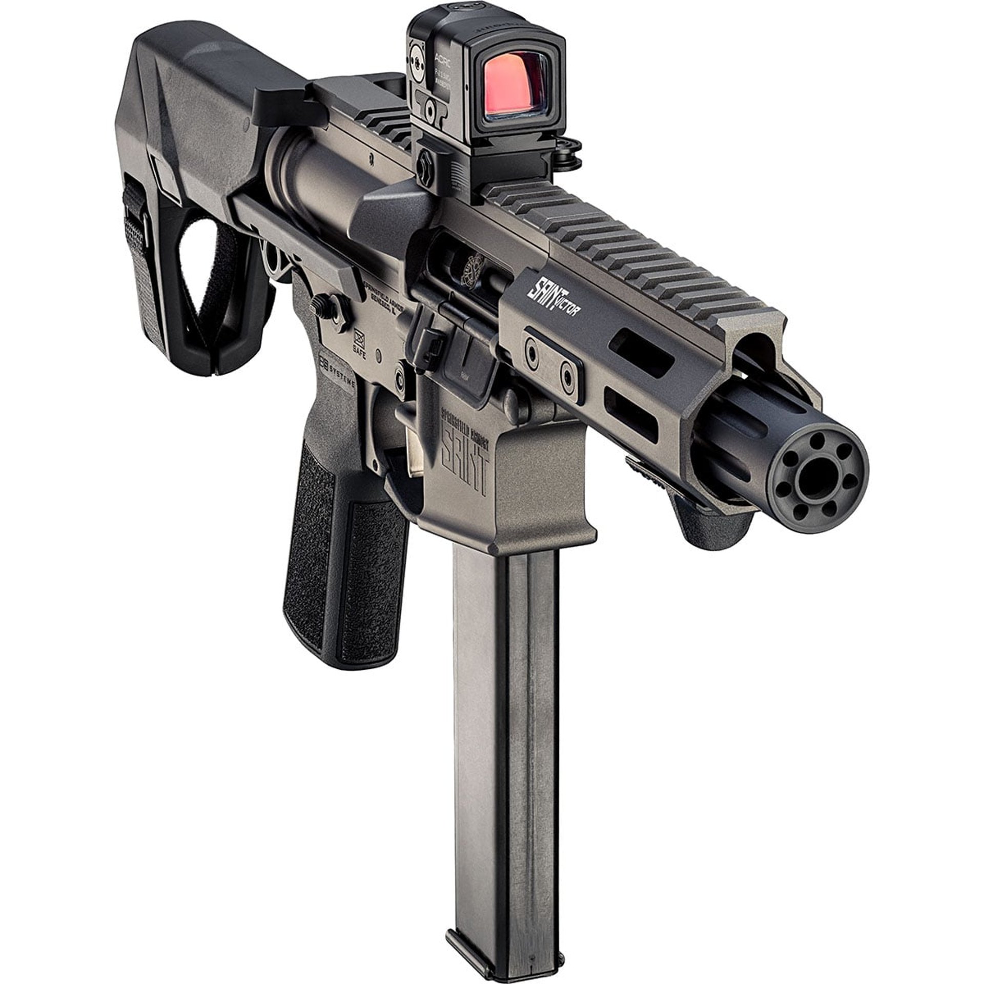Saint Victor 9mm Luger 5.5"BBL (1)32RD Mag Tungsten Gray