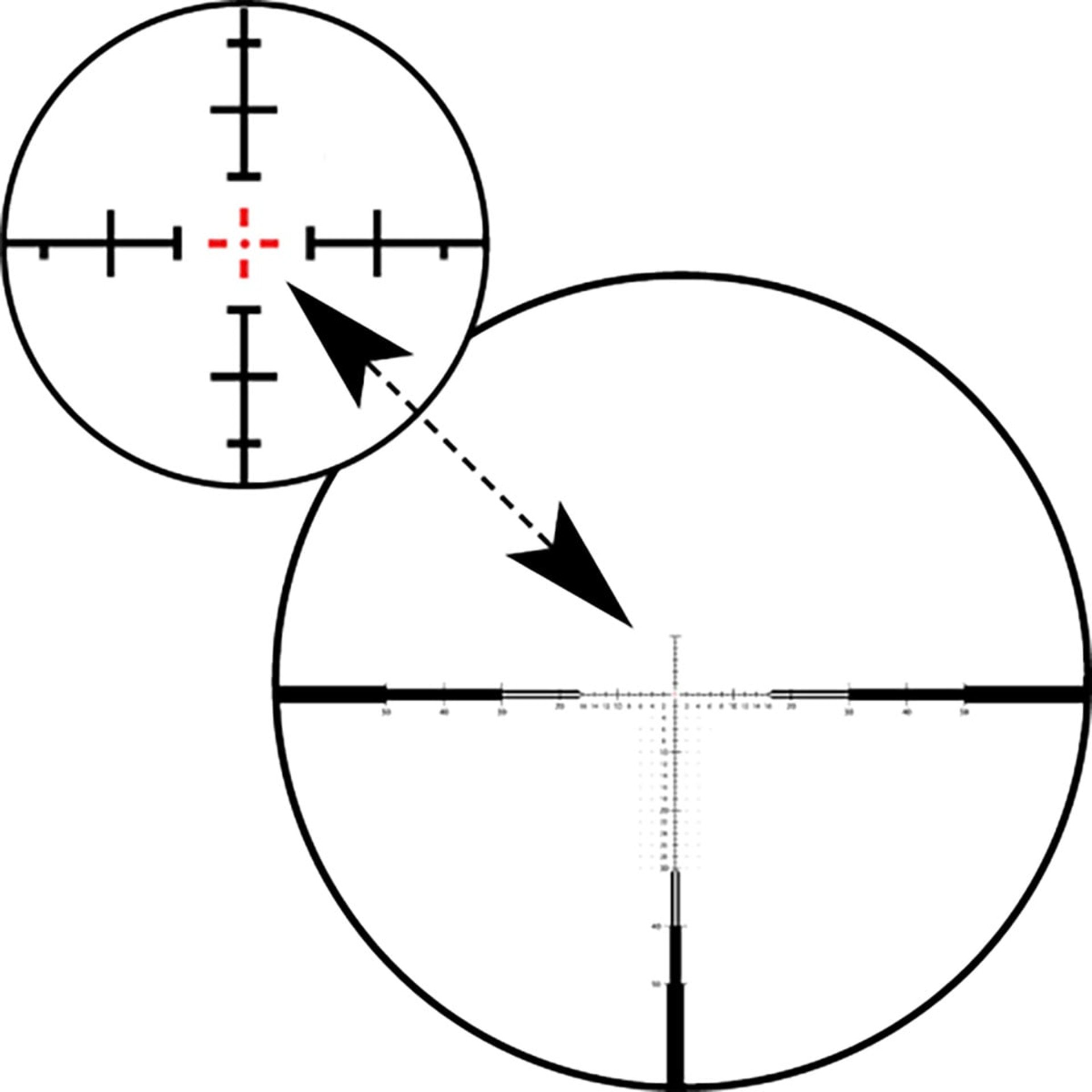 LRP S3 4-25x50mm FFP Ill ZF-MOAi Reticle .1 MOA Black