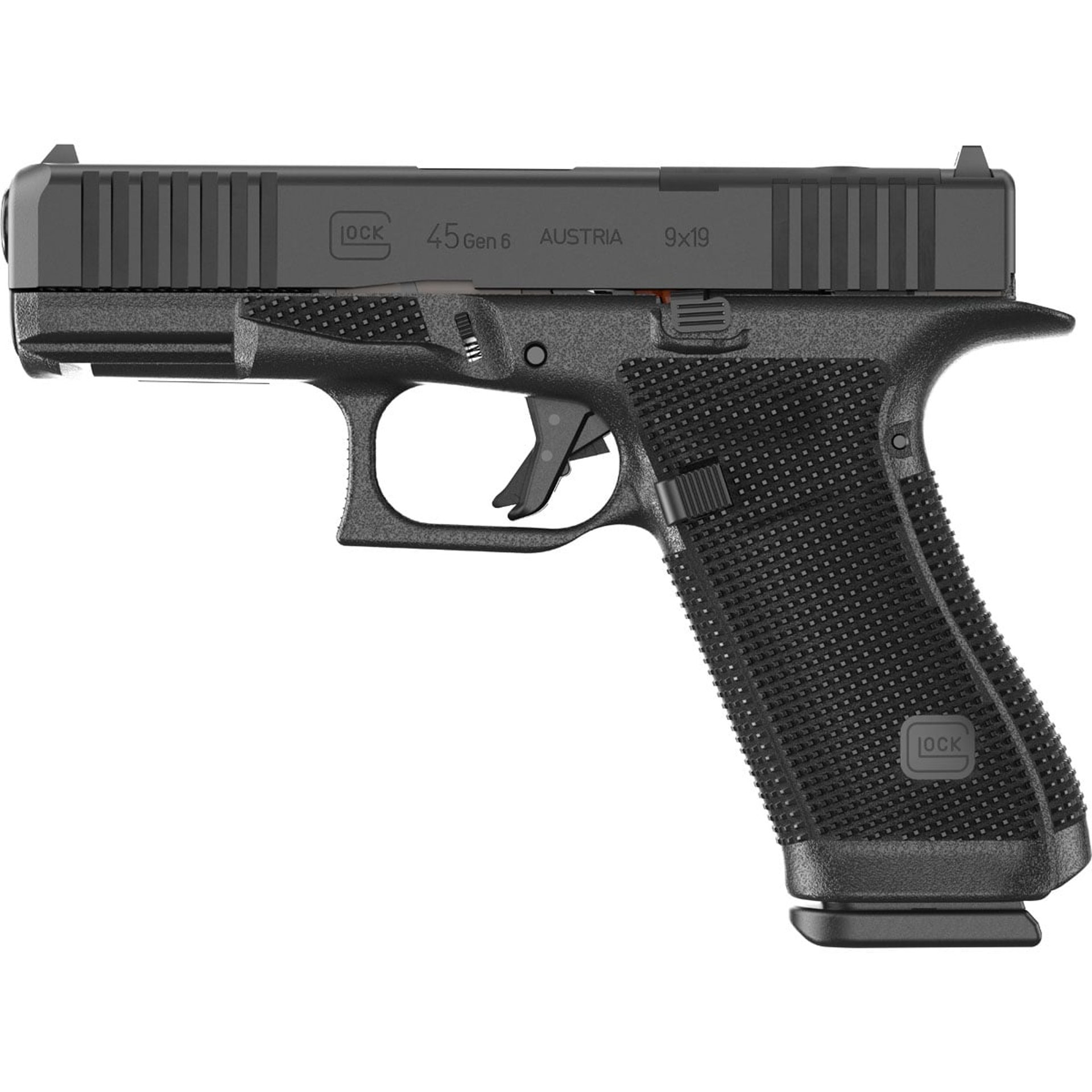 Glock US 45 GEN 6 9mm Luger 4.02" BBL (3)17RD Mag ORS BLK