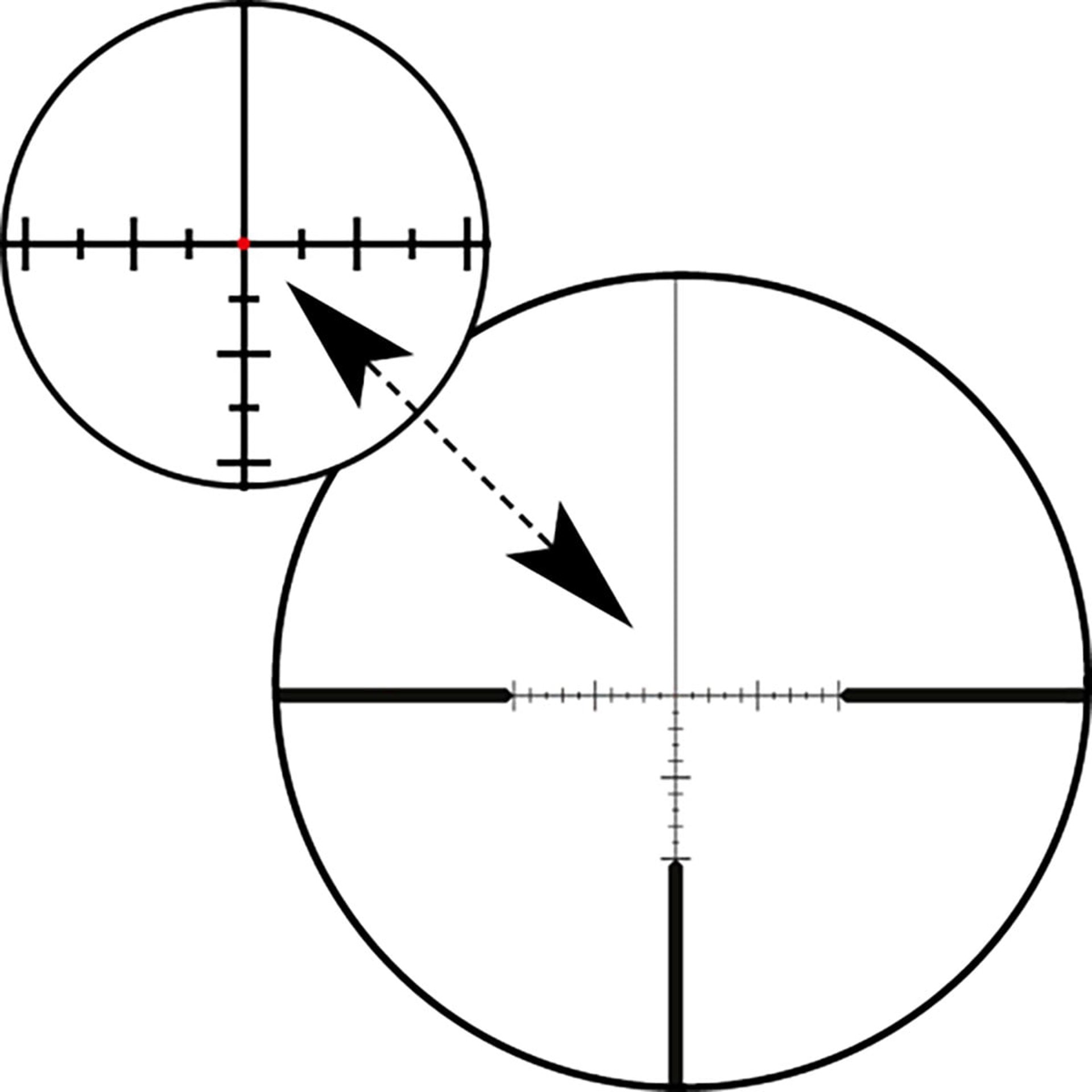 Conq V6 5-30x50 SFP AHR Reticle Ext-Elev+Capped Wind Turret