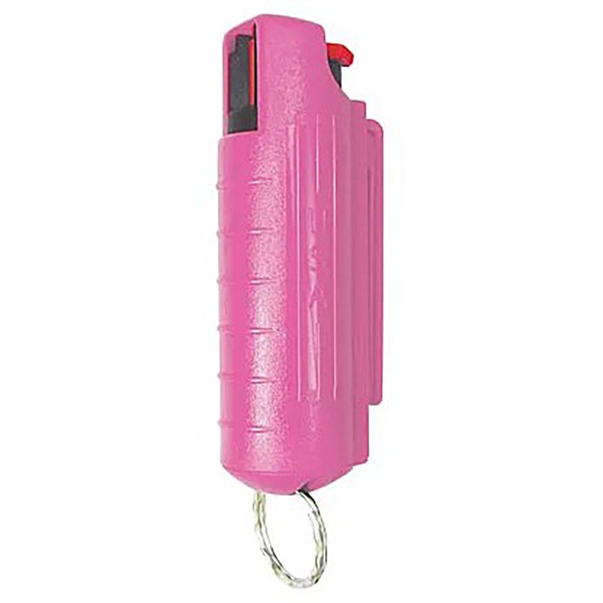 Pepper Spray 1/2 oz w/Hard Case & Key Ring Pink