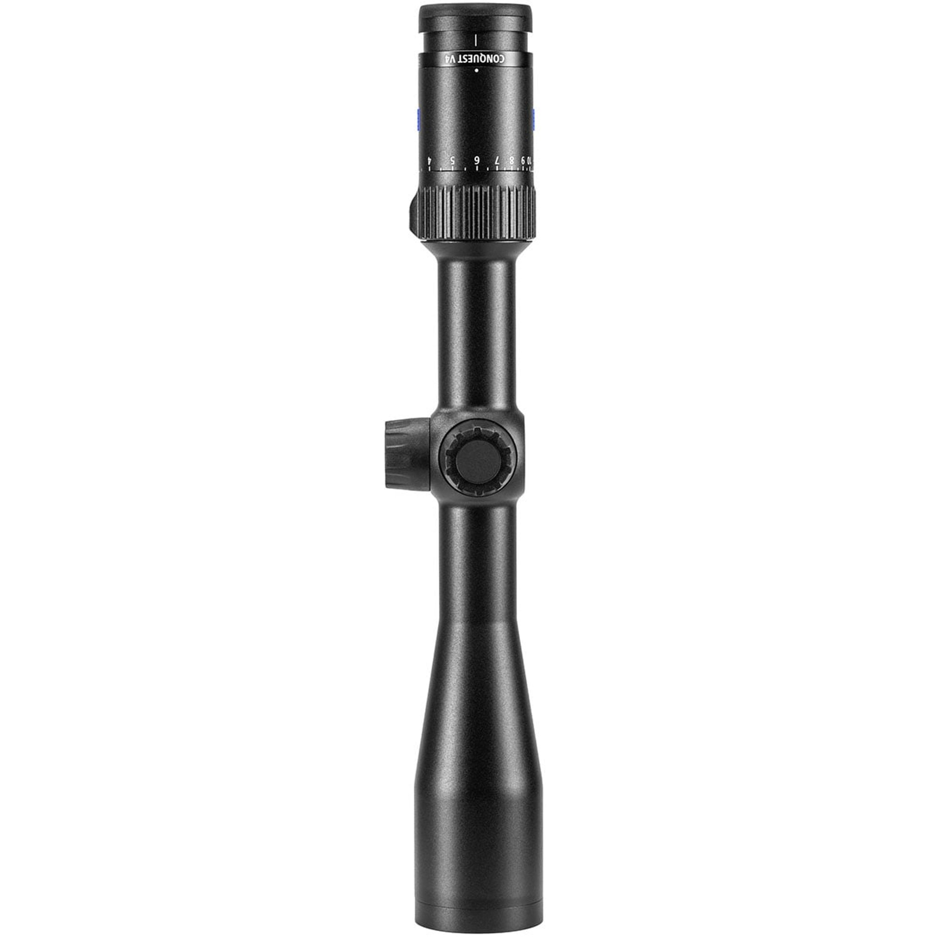 Conq V4 3-12x44 SFP Plex Ret w/Capped Elevation Turret