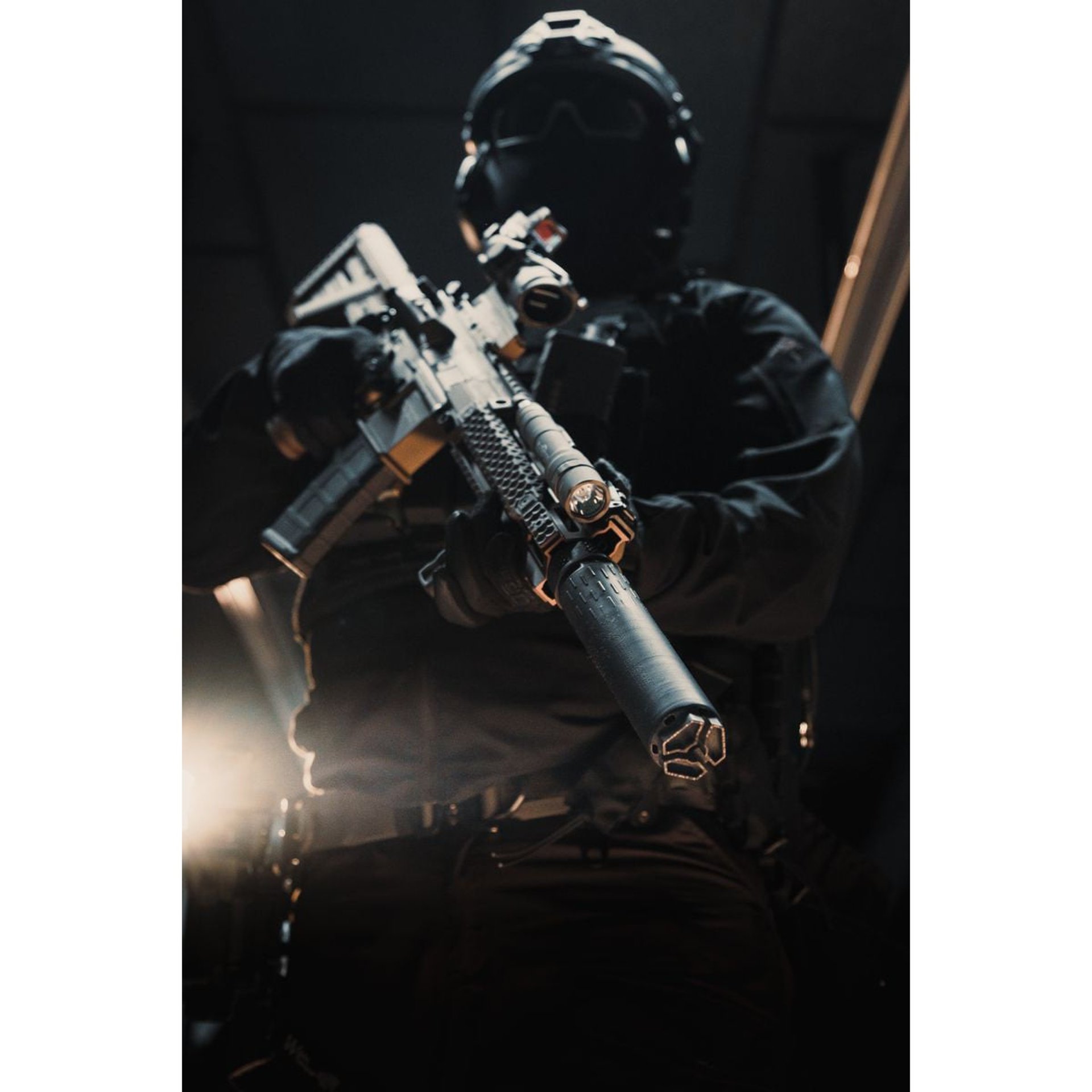 FLOW Range 36 Ti 36 Cal HUB  Rifle Suppressor Blk