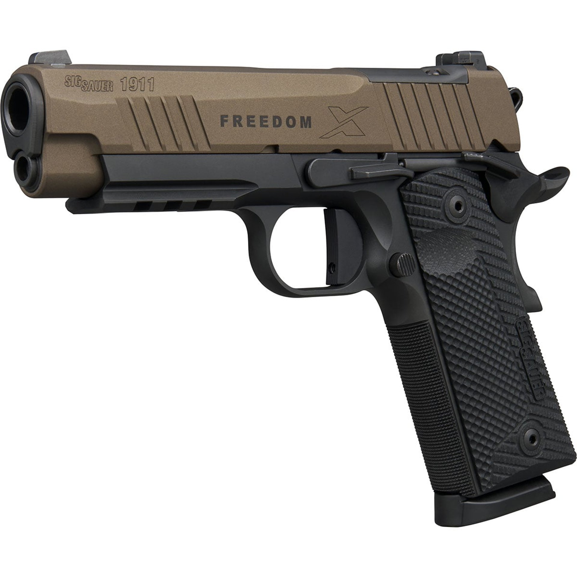 1911 X Freedom .45 ACP 4.2"BBL (2)8RD Mags Bronze/Black
