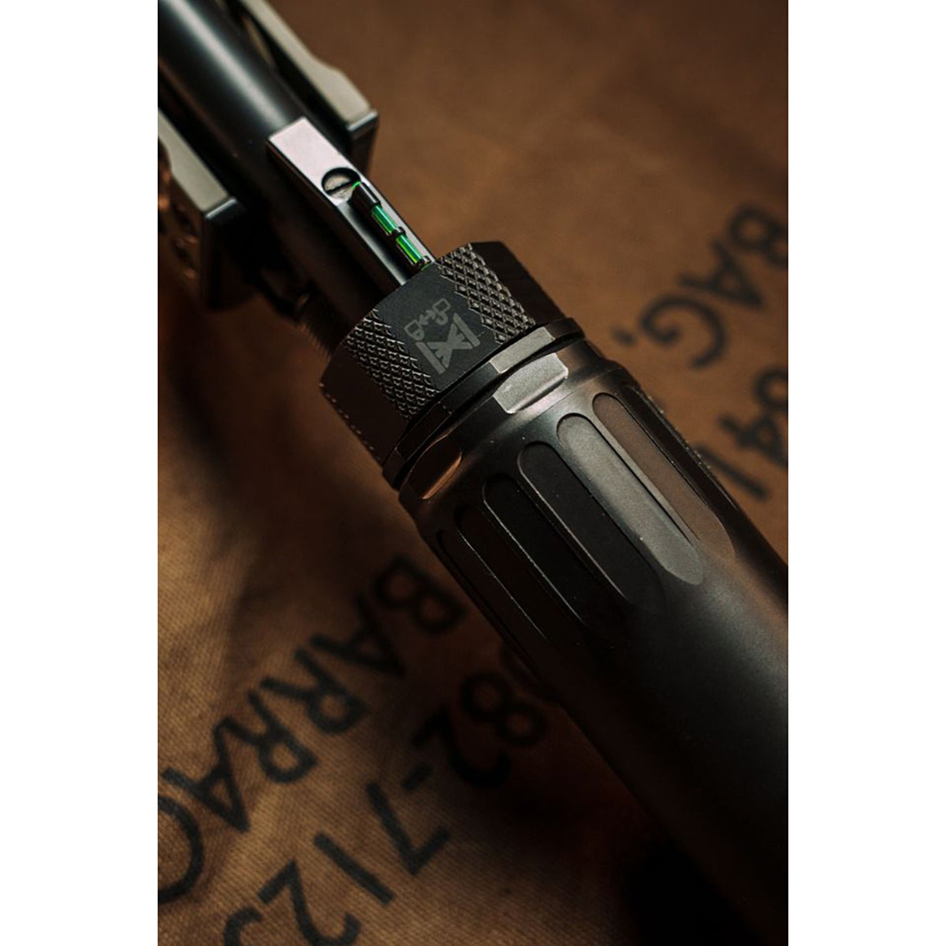 Ventum 762 HUB Compatible Multi Cal Rifle Suppressor Black