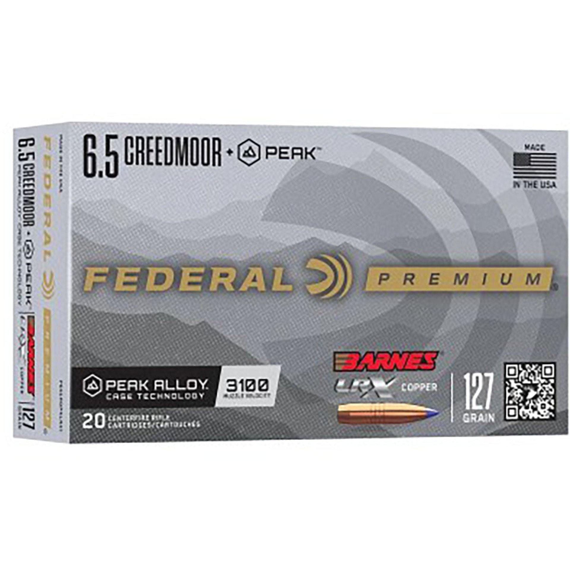 6.5 Creedmoor 127GR LRX 20/Box