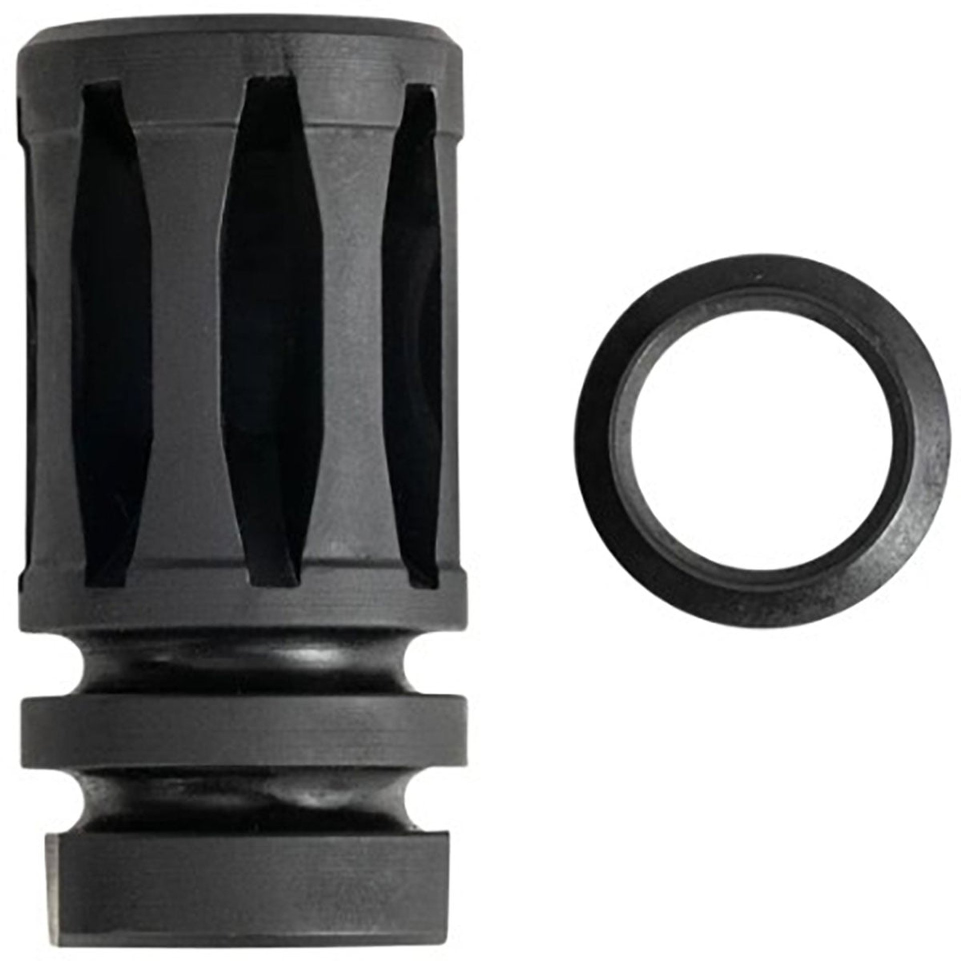 30 Caliber A2 Flash Hider & Crush Washer 5/8x24" Black
