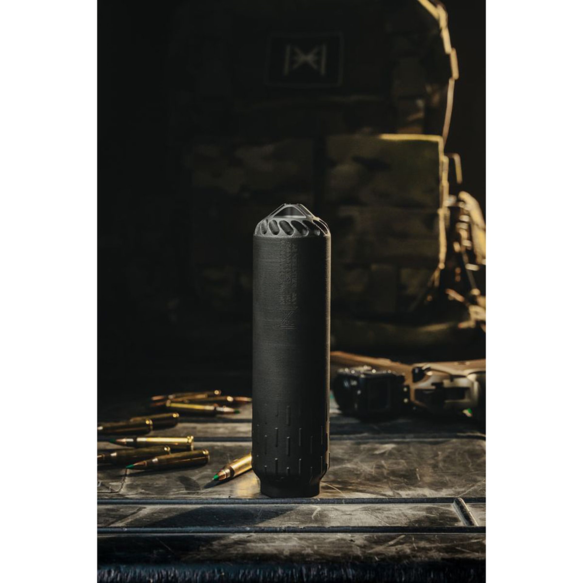 Flow 762 Ti Rifle Suppressor w/Muzzle Brake FDE