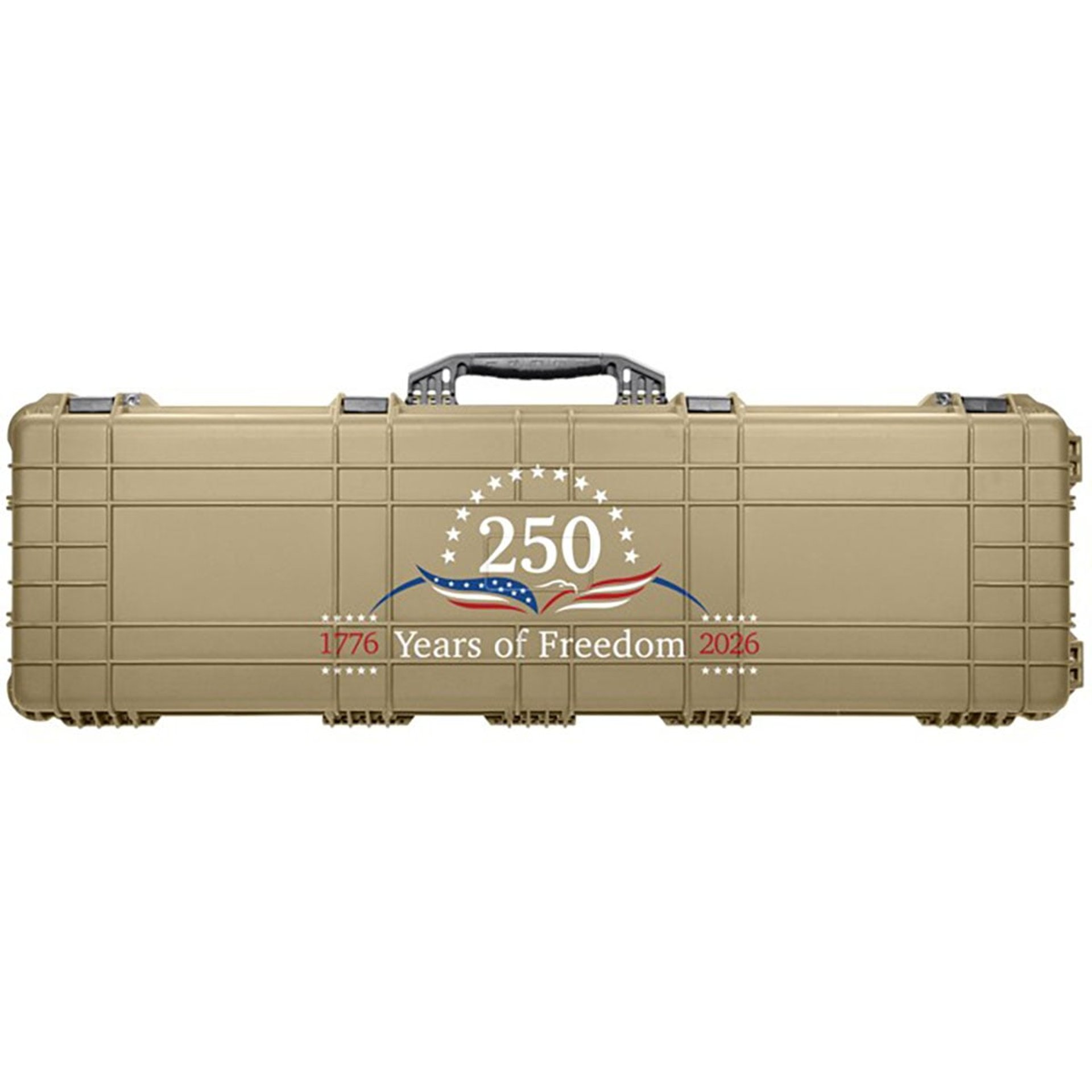 USA Printed 53" Premium Rolling Rifle Case with RAGAR Foam
