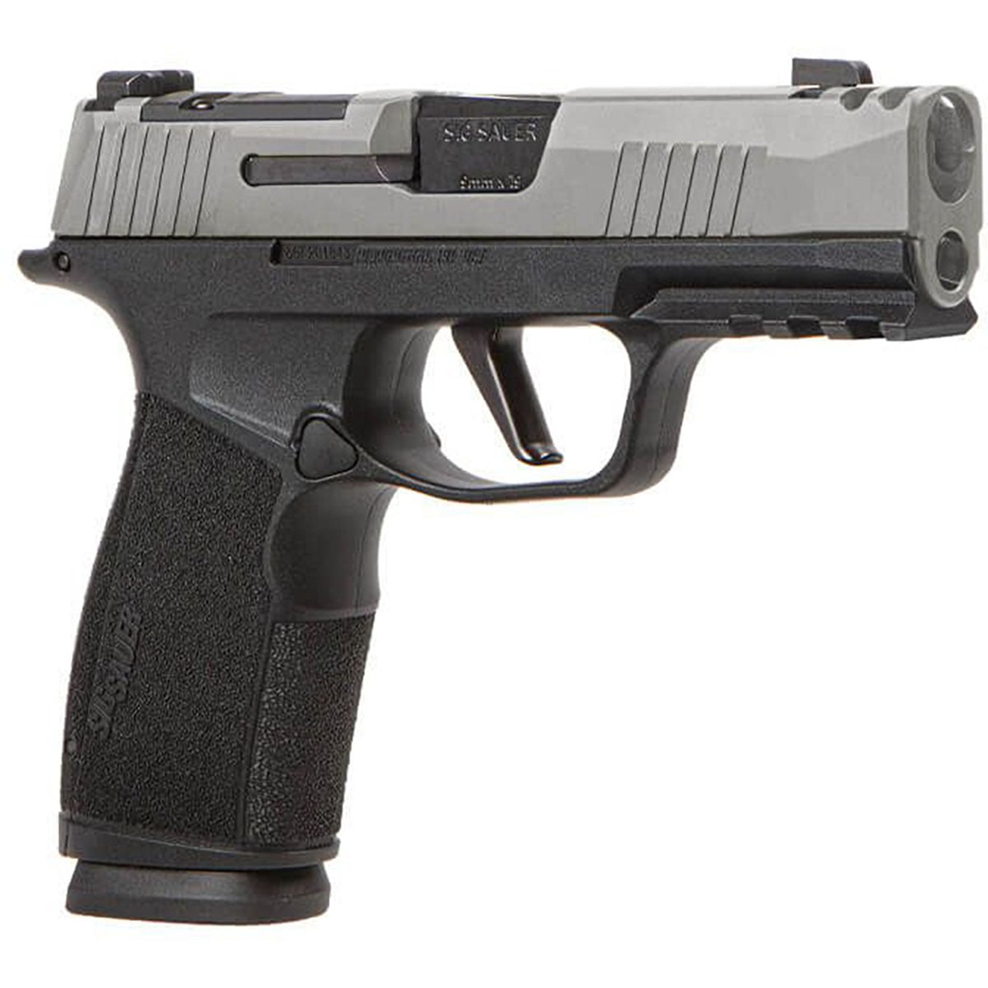P365 X-MACRO Micro-Compact 9mm 3.1" Comp BBL (2)17RD SS/BLK