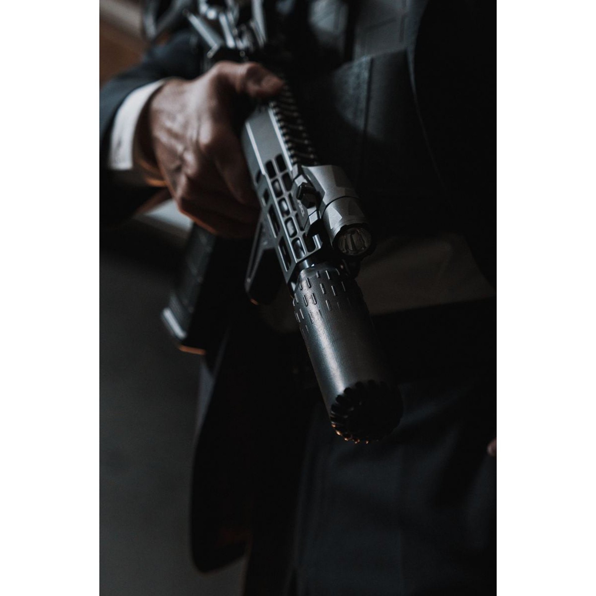 FLOW 556k Multi-Cal QD Rifle Suppressor w/Flash Hider Black